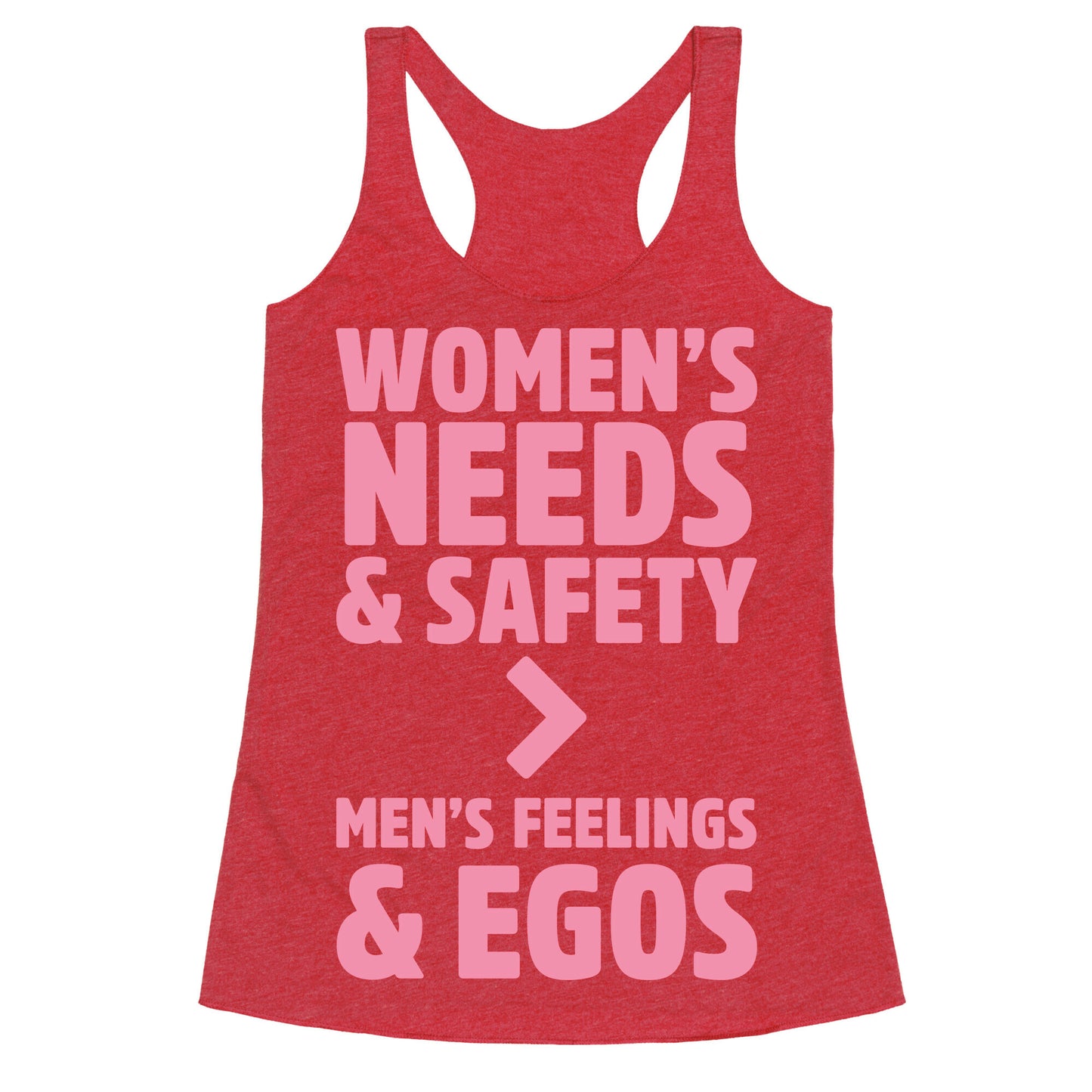 Women's Needs and Safety Racerback Tank