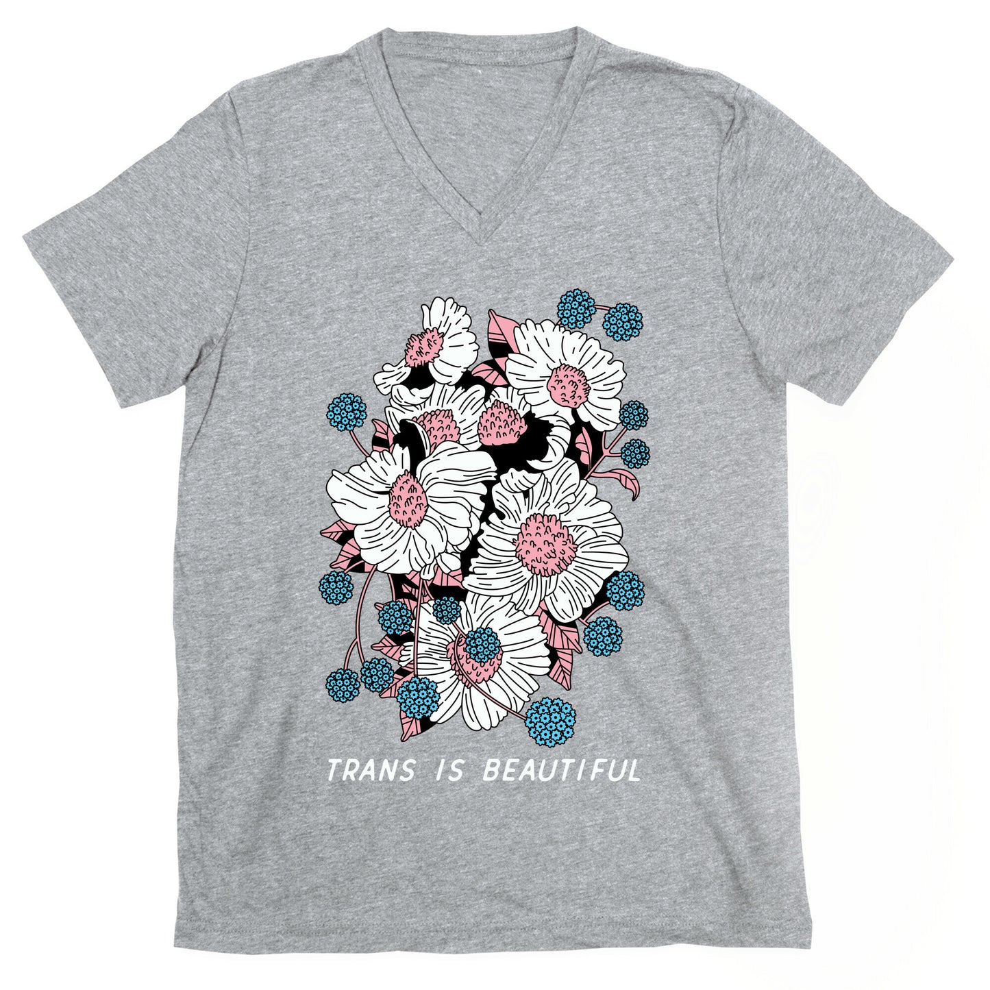 Trans is beautiful V-Neck