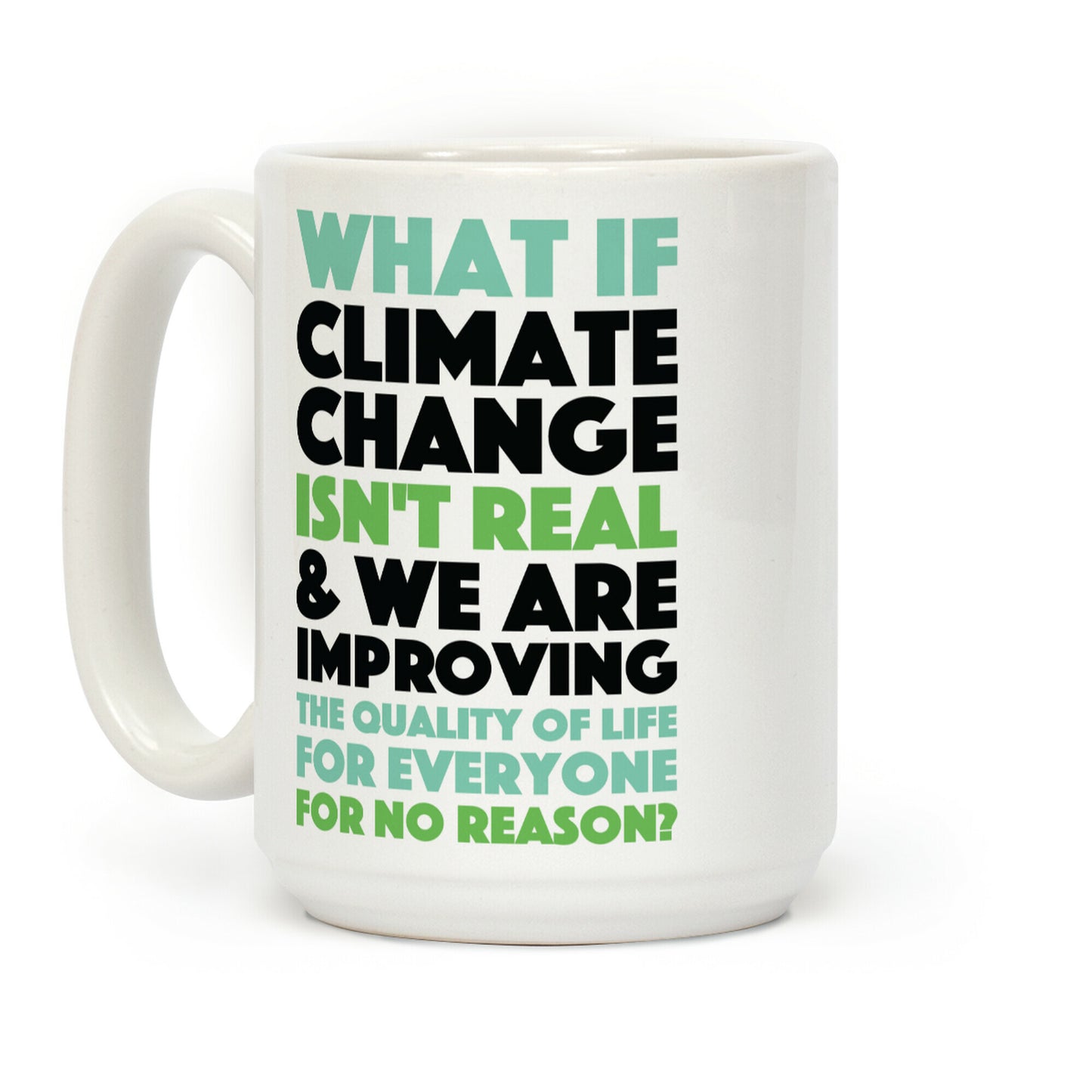 What If Climate Change Isn't Real Coffee Mug