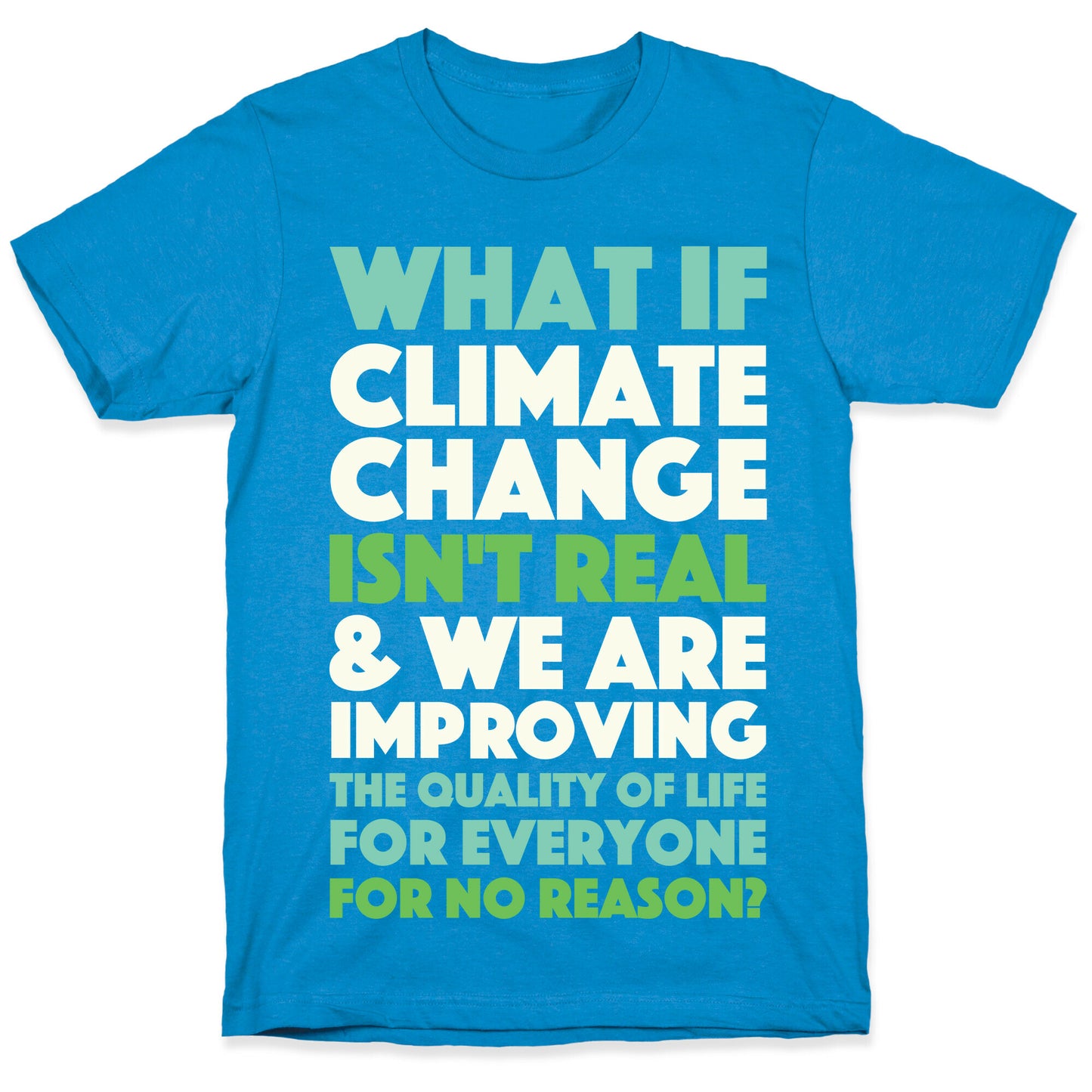 What If Climate Change Isn't Real T-Shirt
