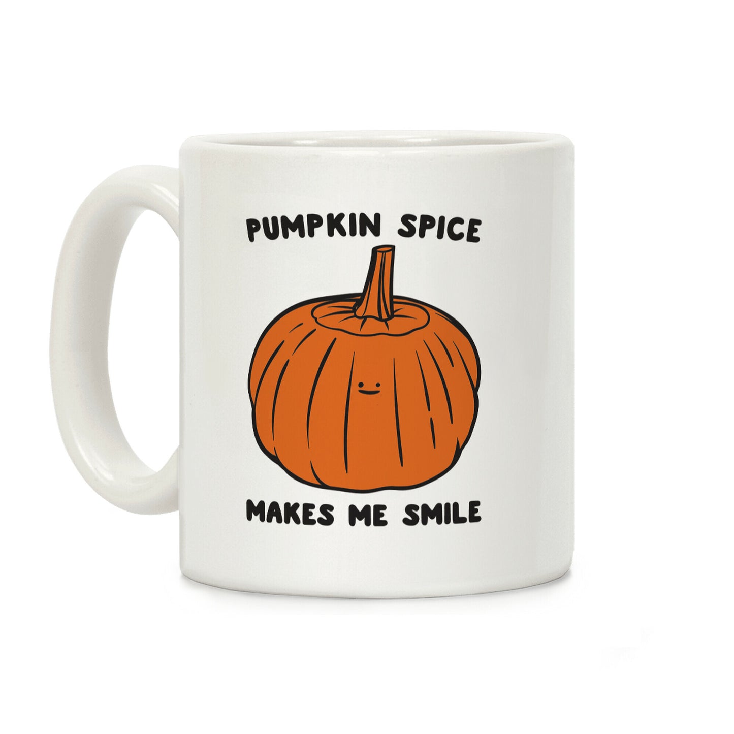 Pumpkin Spice Makes Me Smile Coffee Mug