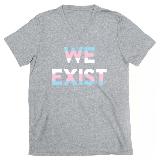 We Exist Transgender V-Neck