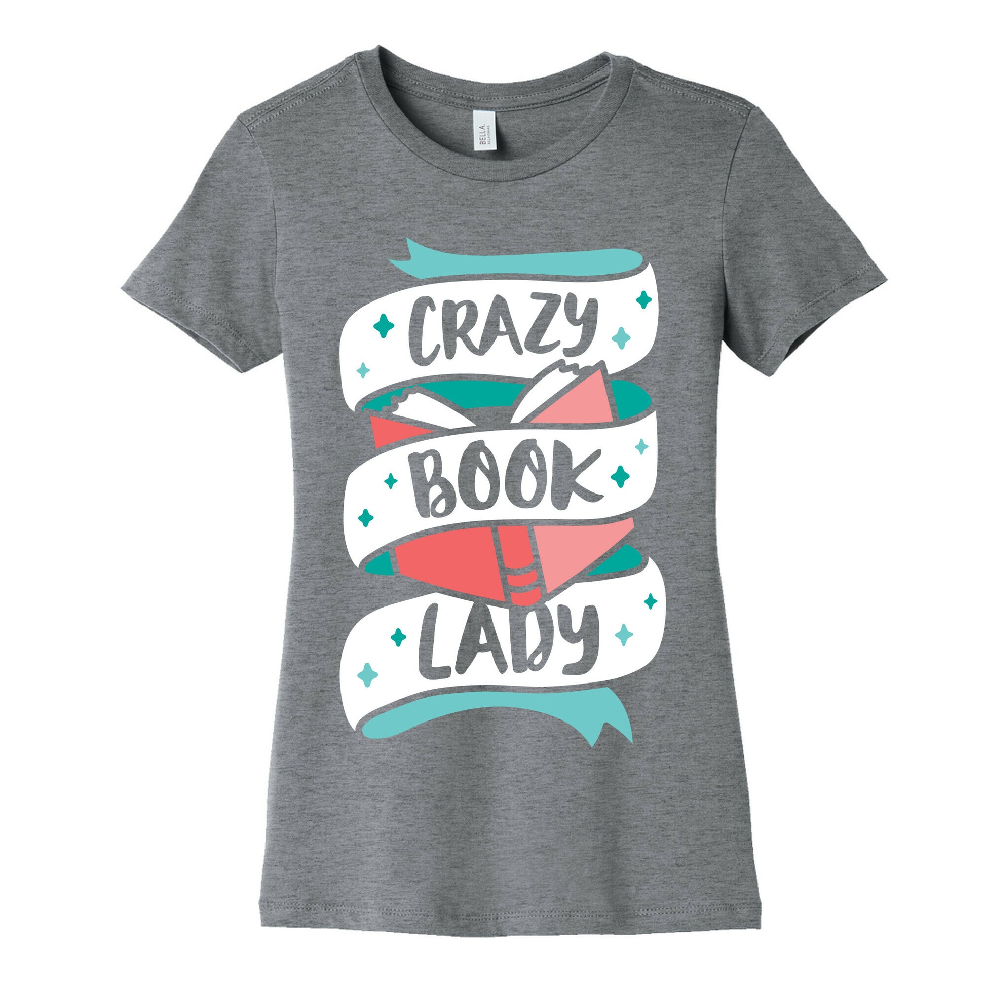 Crazy Book Lady Women's Cotton Tee