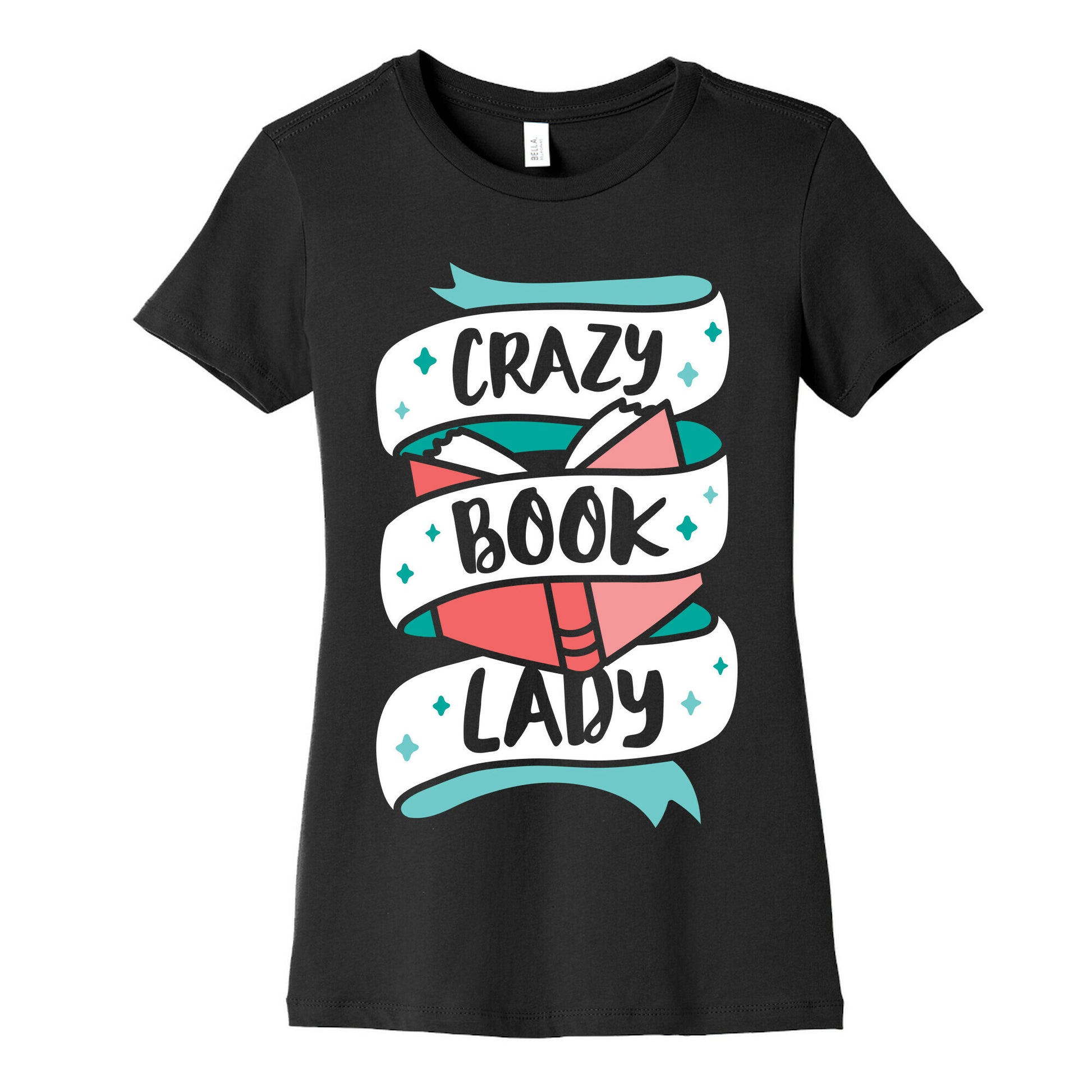 Crazy Book Lady Women's Cotton Tee