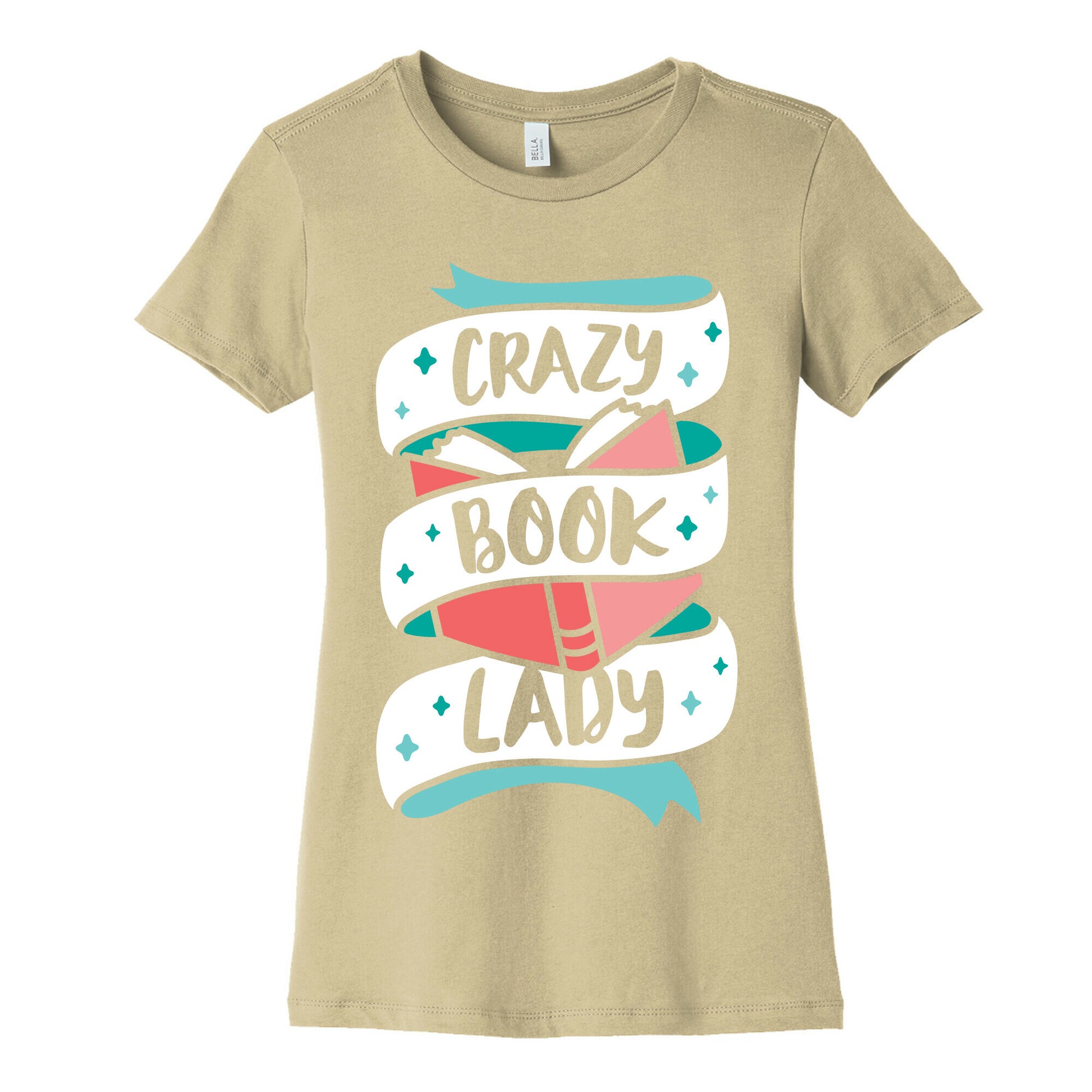Crazy Book Lady Women's Cotton Tee