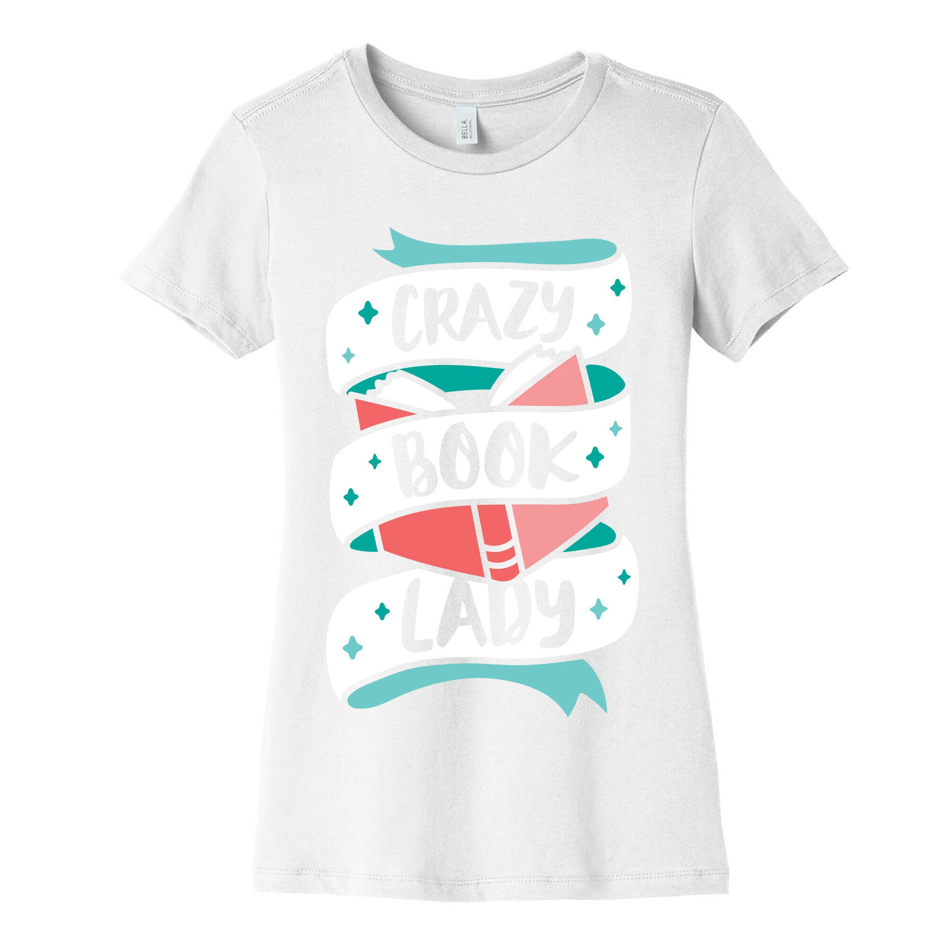 Crazy Book Lady Women's Cotton Tee