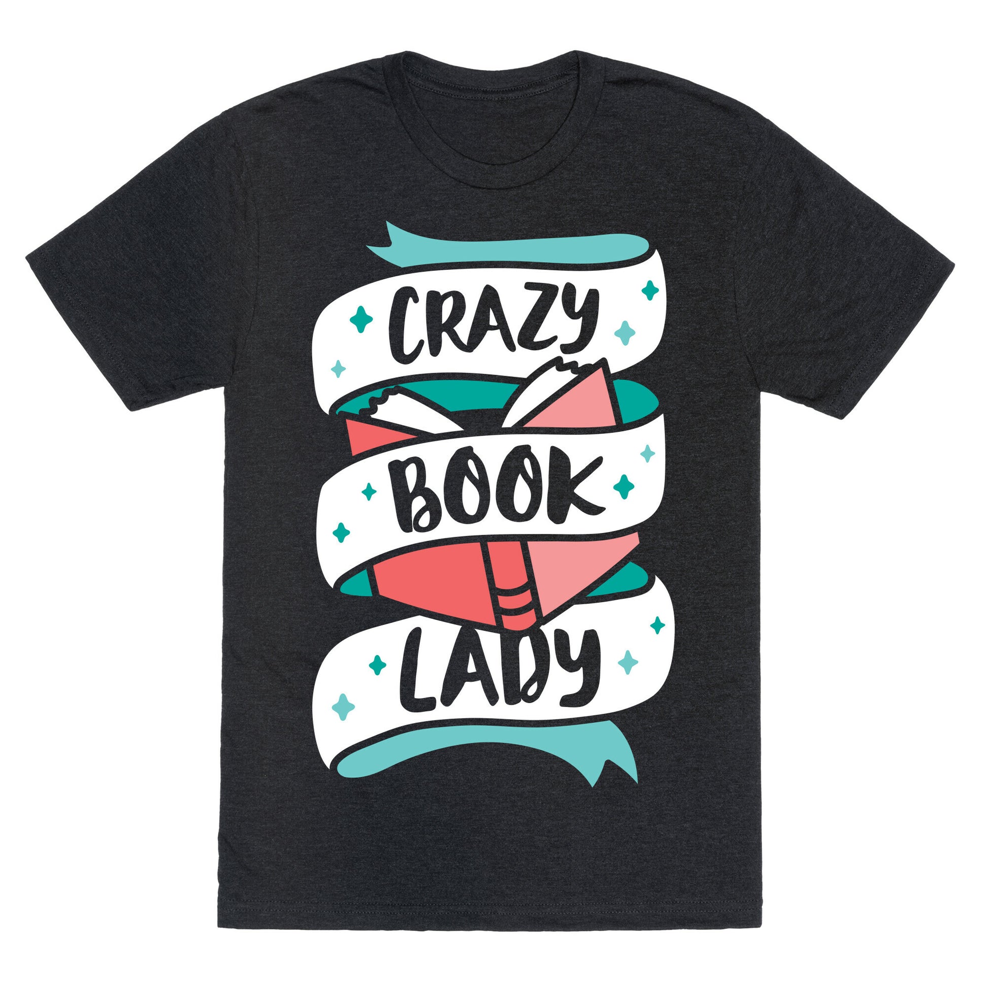 Crazy Book Lady Unisex Triblend Tee