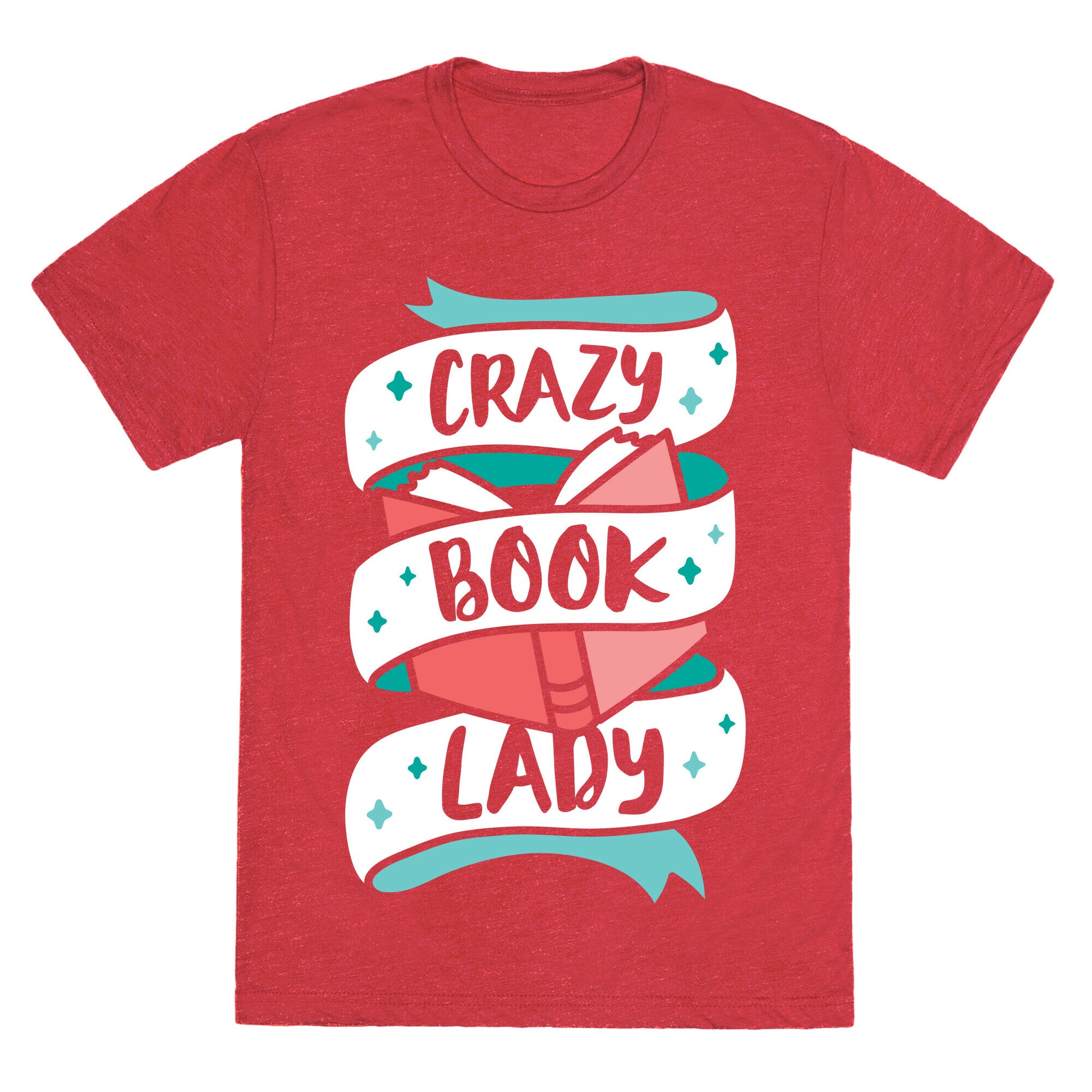 Crazy Book Lady Unisex Triblend Tee