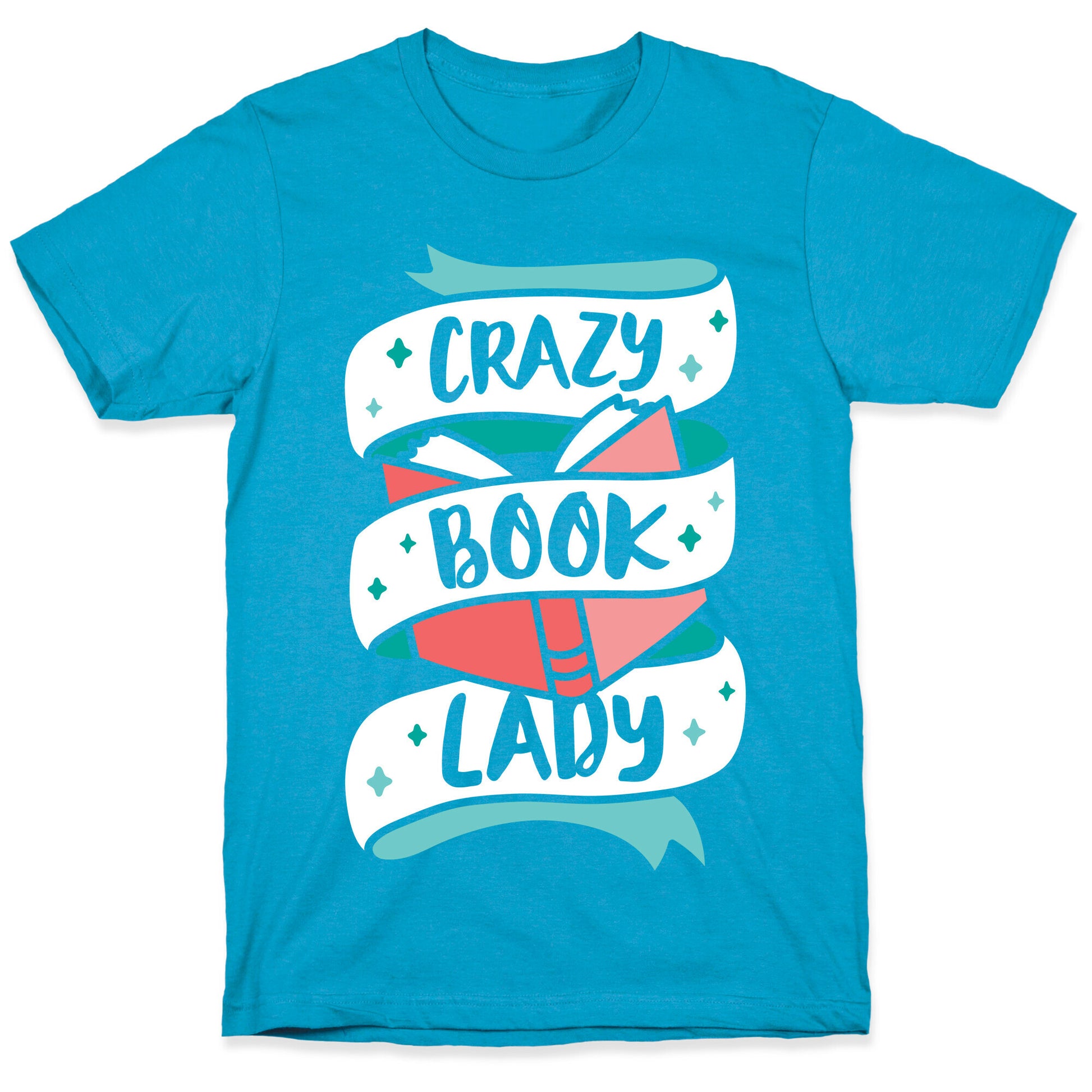 Crazy Book Lady Unisex Triblend Tee