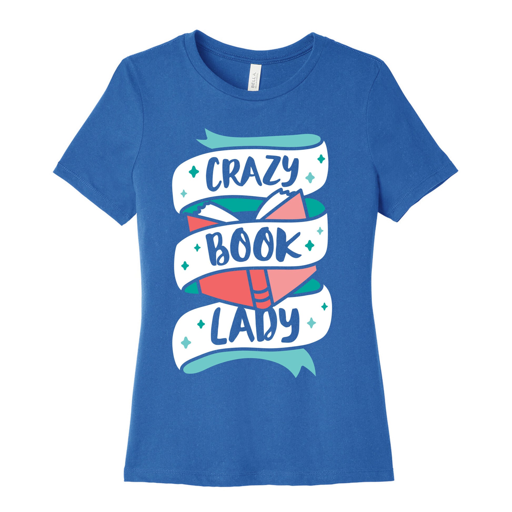 Crazy Book Lady Women's Cotton Tee