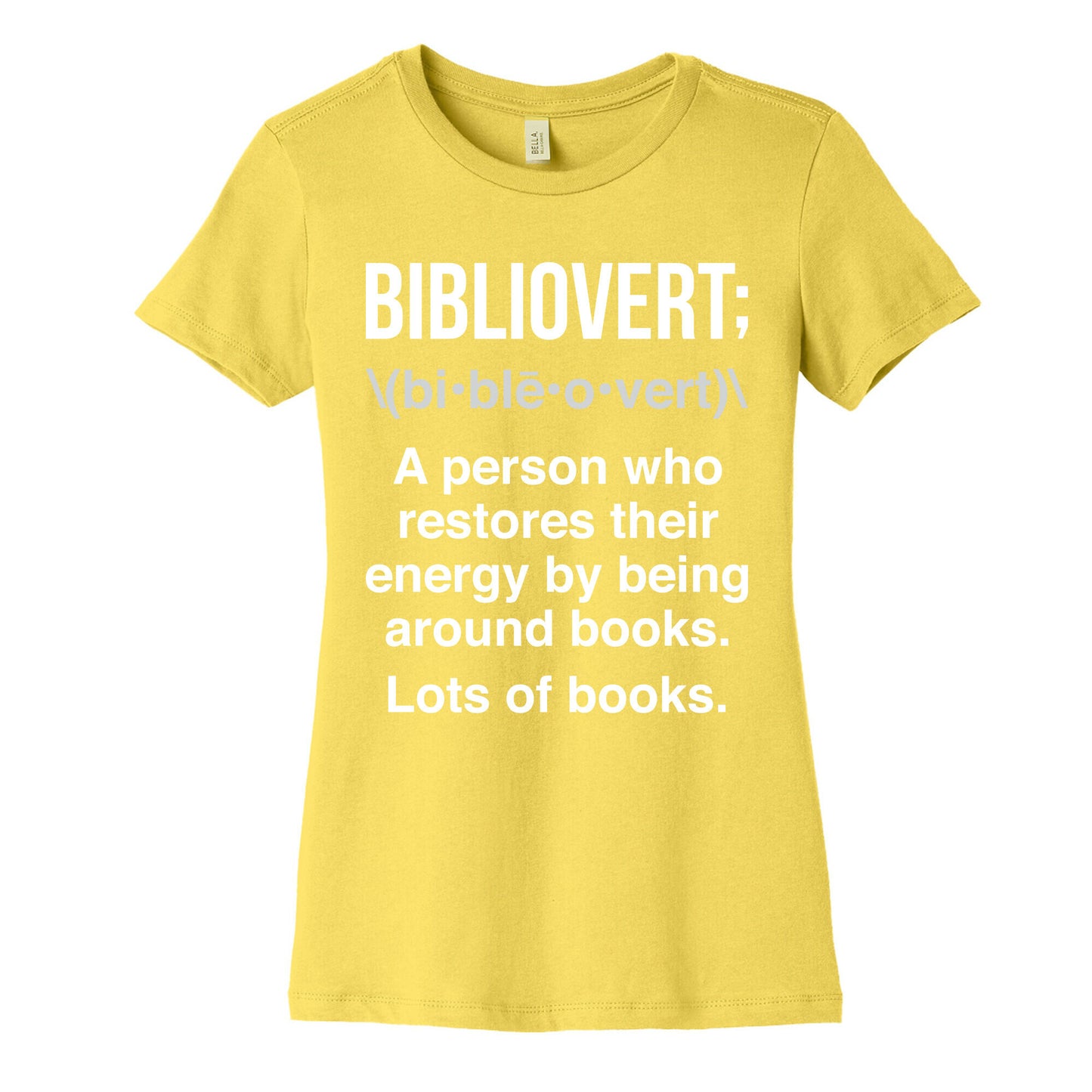 Bibliovert Definition Women's Cotton Tee