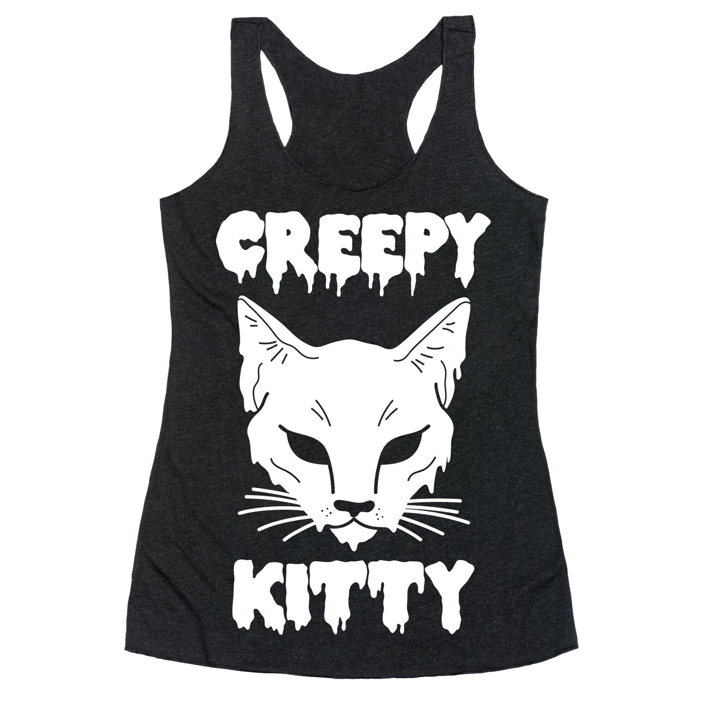 Creepy Kitty Racerback Tank