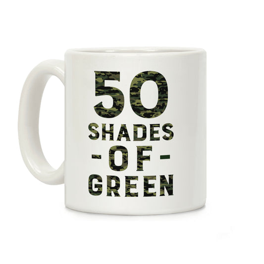 50 Shades of Green Coffee Mug