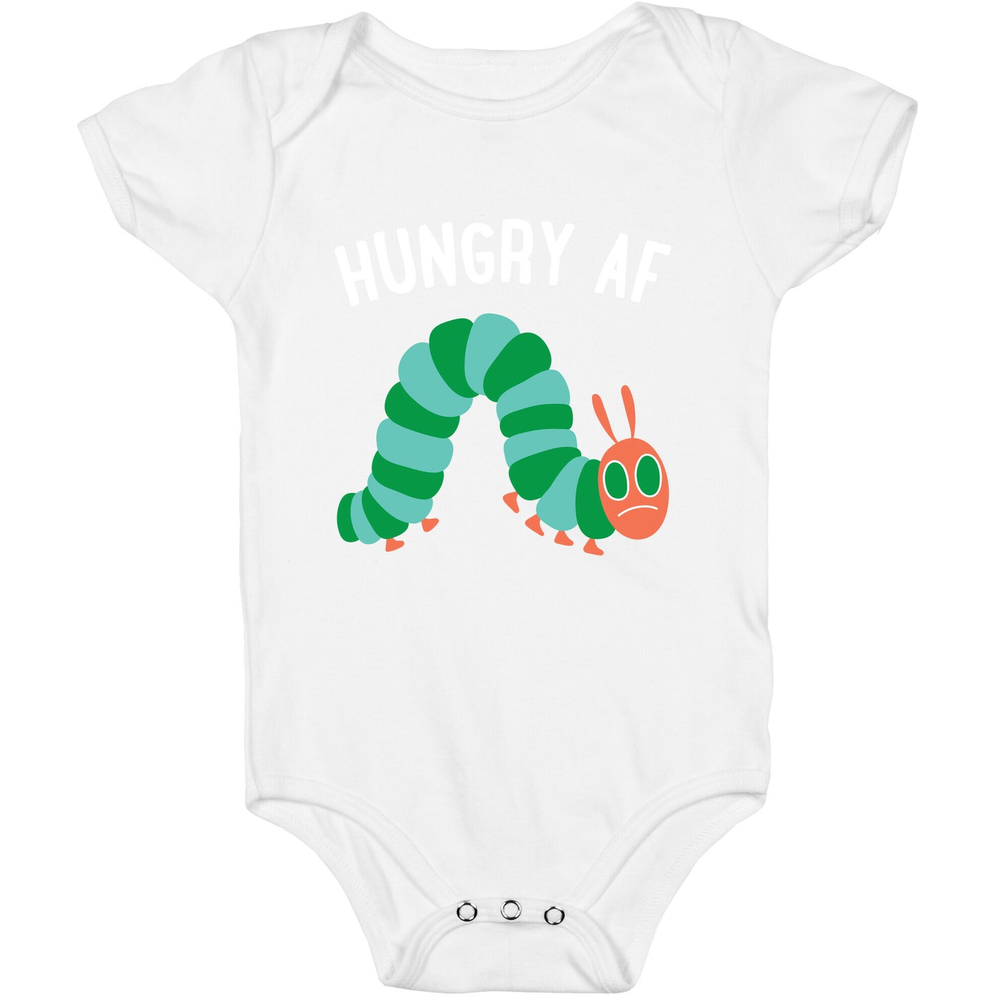 Hungry AF Caterpillar Baby One Piece