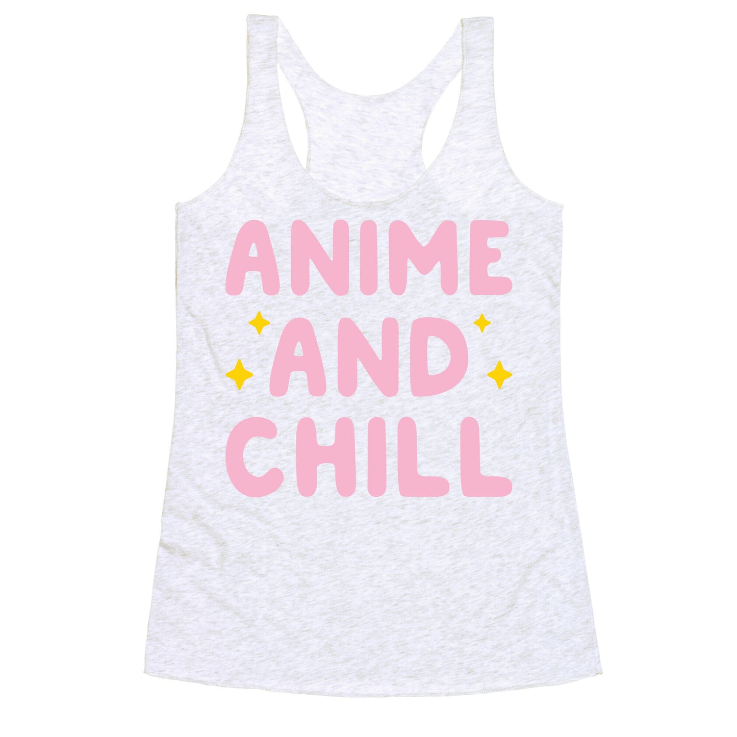 Anime And Chill Racerback Tank