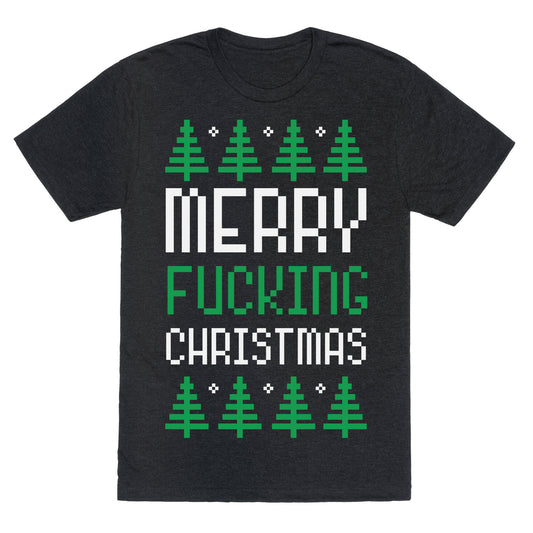Merry Fucking Christmas Unisex Triblend Tee