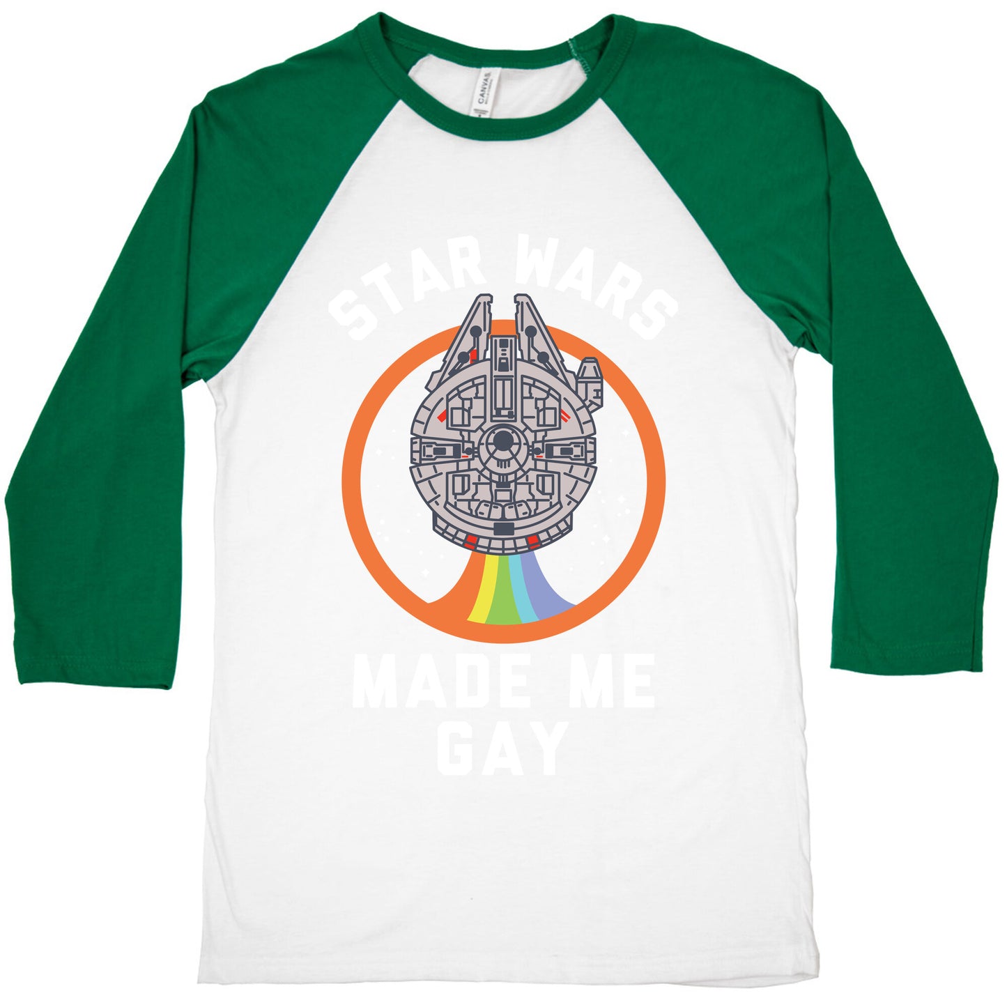 Star Wars Made Me Gay Baseball Tee