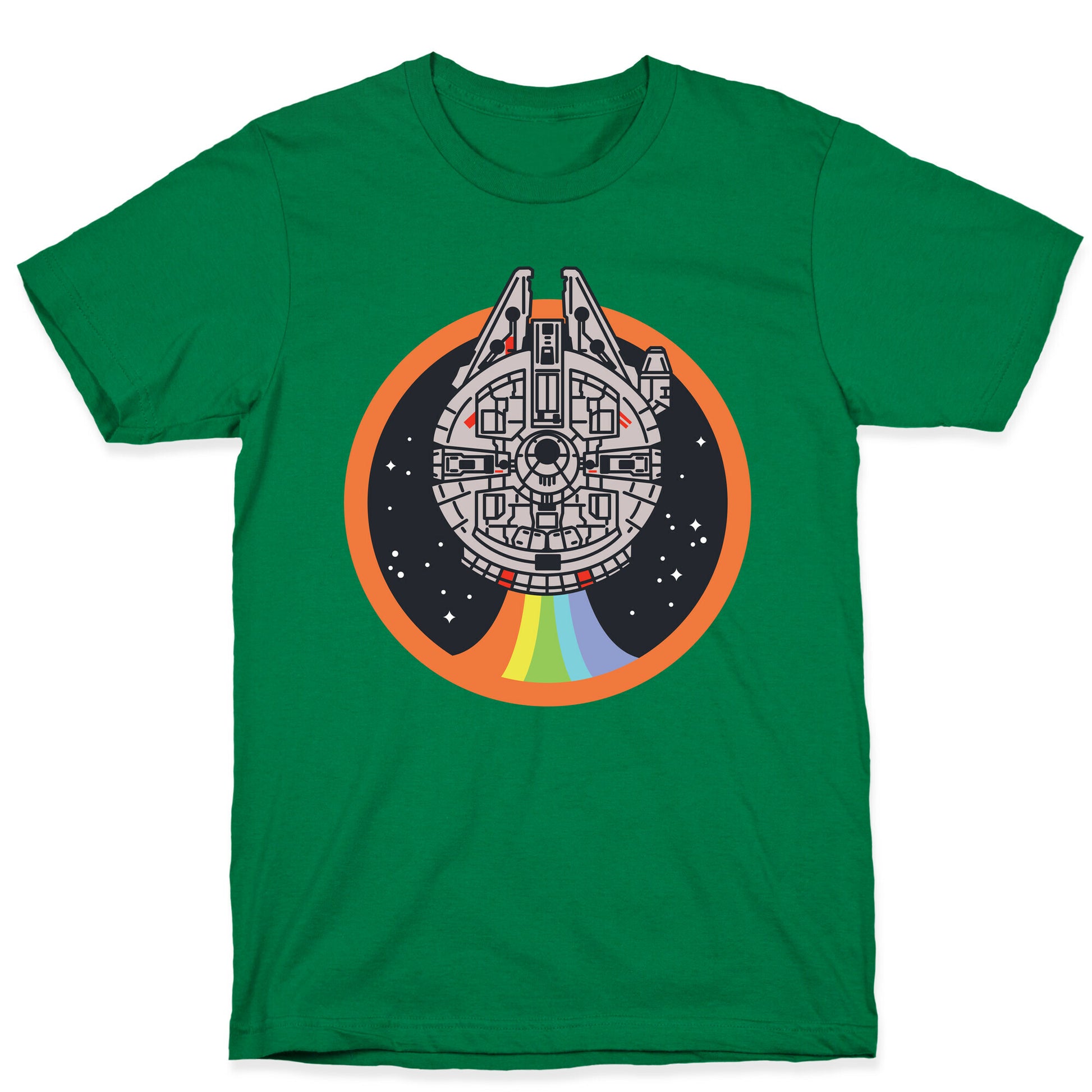 Retro Rainbow Falcon T-Shirt