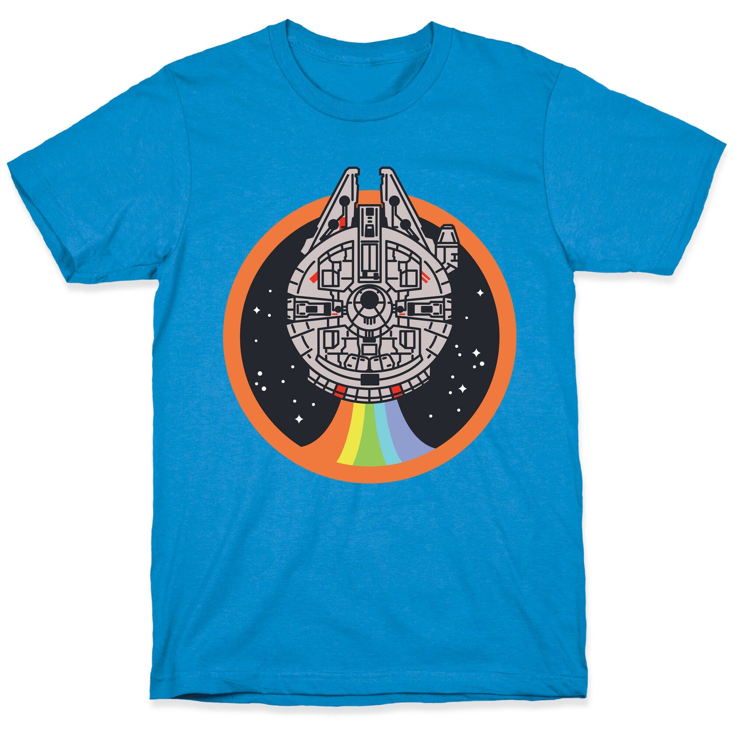 Retro Rainbow Falcon T-Shirt