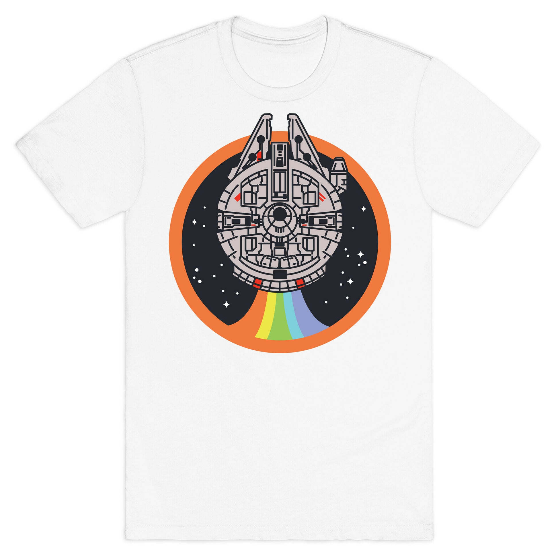 Retro Rainbow Falcon T-Shirt