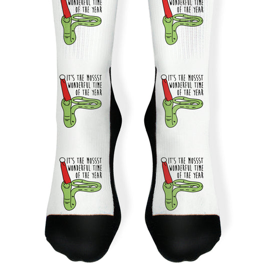 It's The Mossst Wonderful Time of The Year Parody Socks