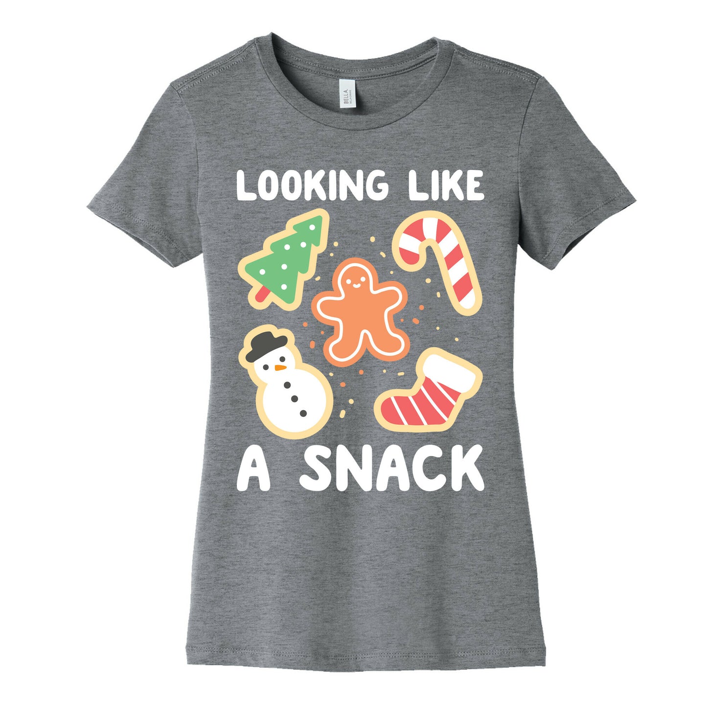 Looking Like A Snack Christmas Cookies Women's Cotton Tee