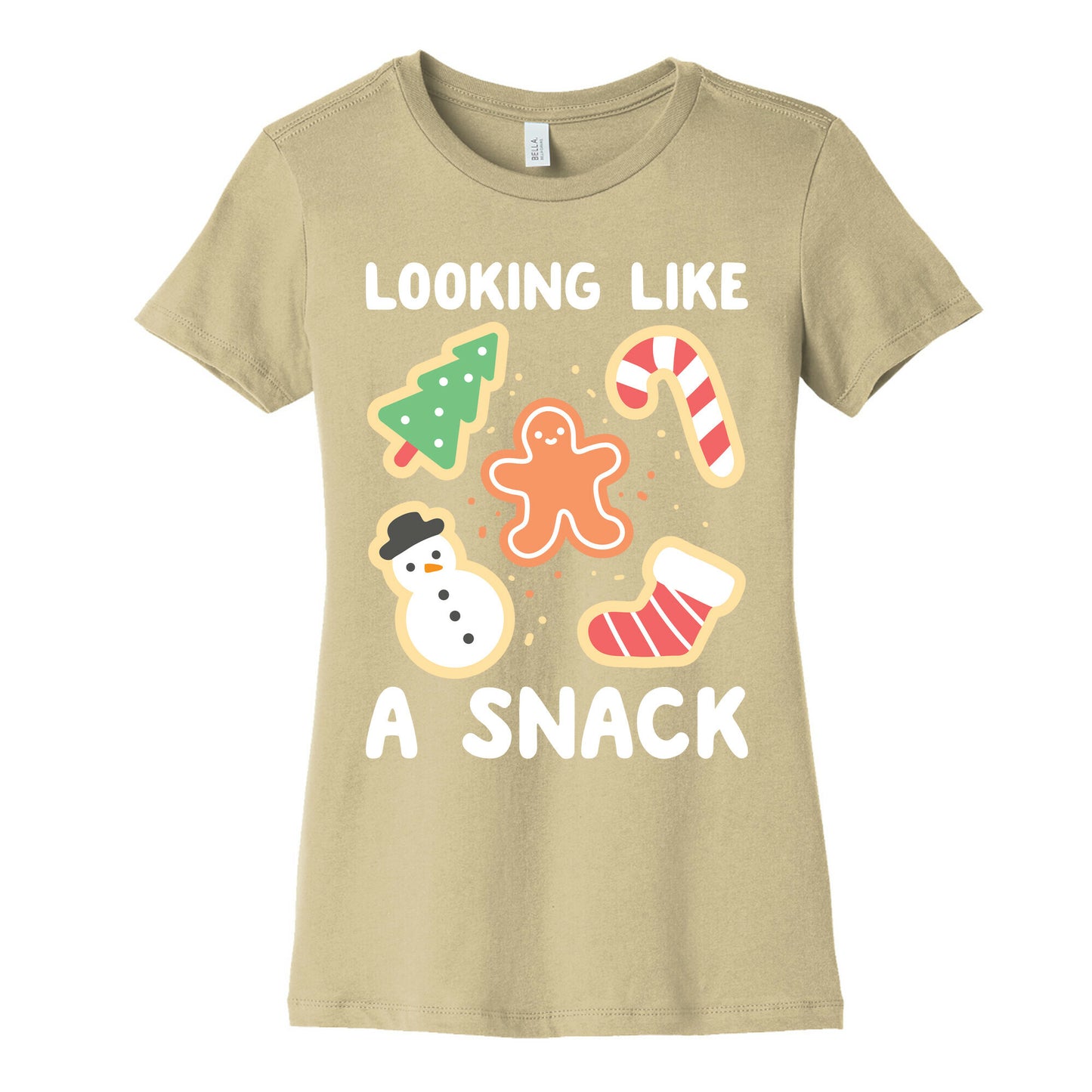 Looking Like A Snack Christmas Cookies Women's Cotton Tee