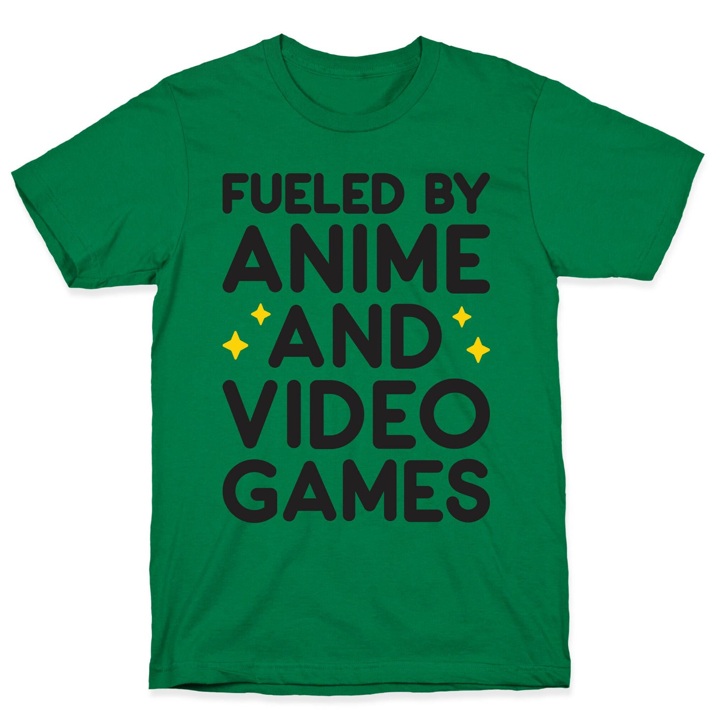 Fueled By Anime And Video Games T-Shirt