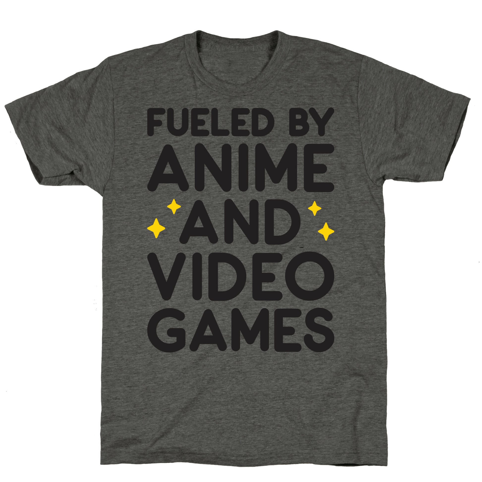 Fueled By Anime And Video Games Unisex Triblend Tee
