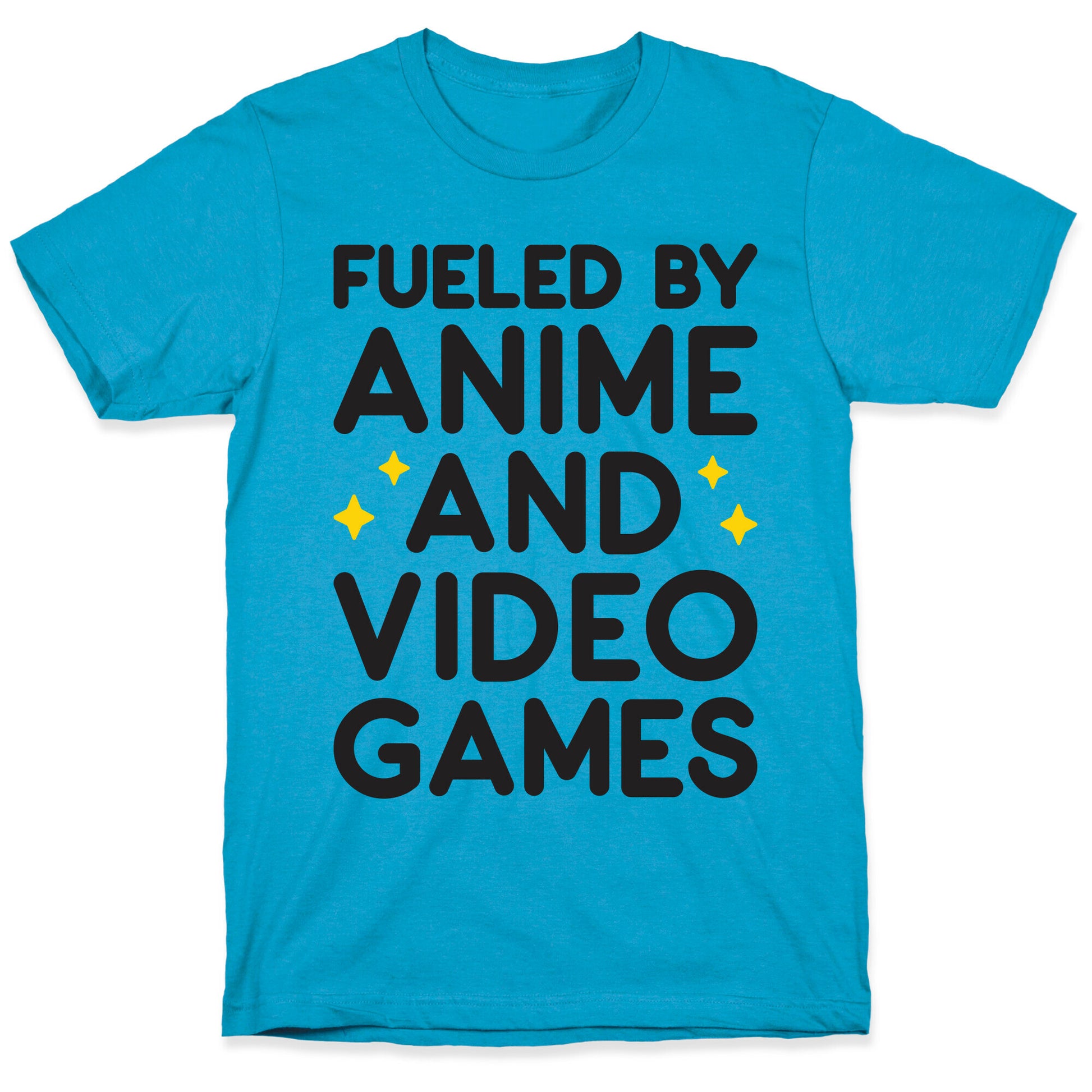 Fueled By Anime And Video Games Unisex Triblend Tee