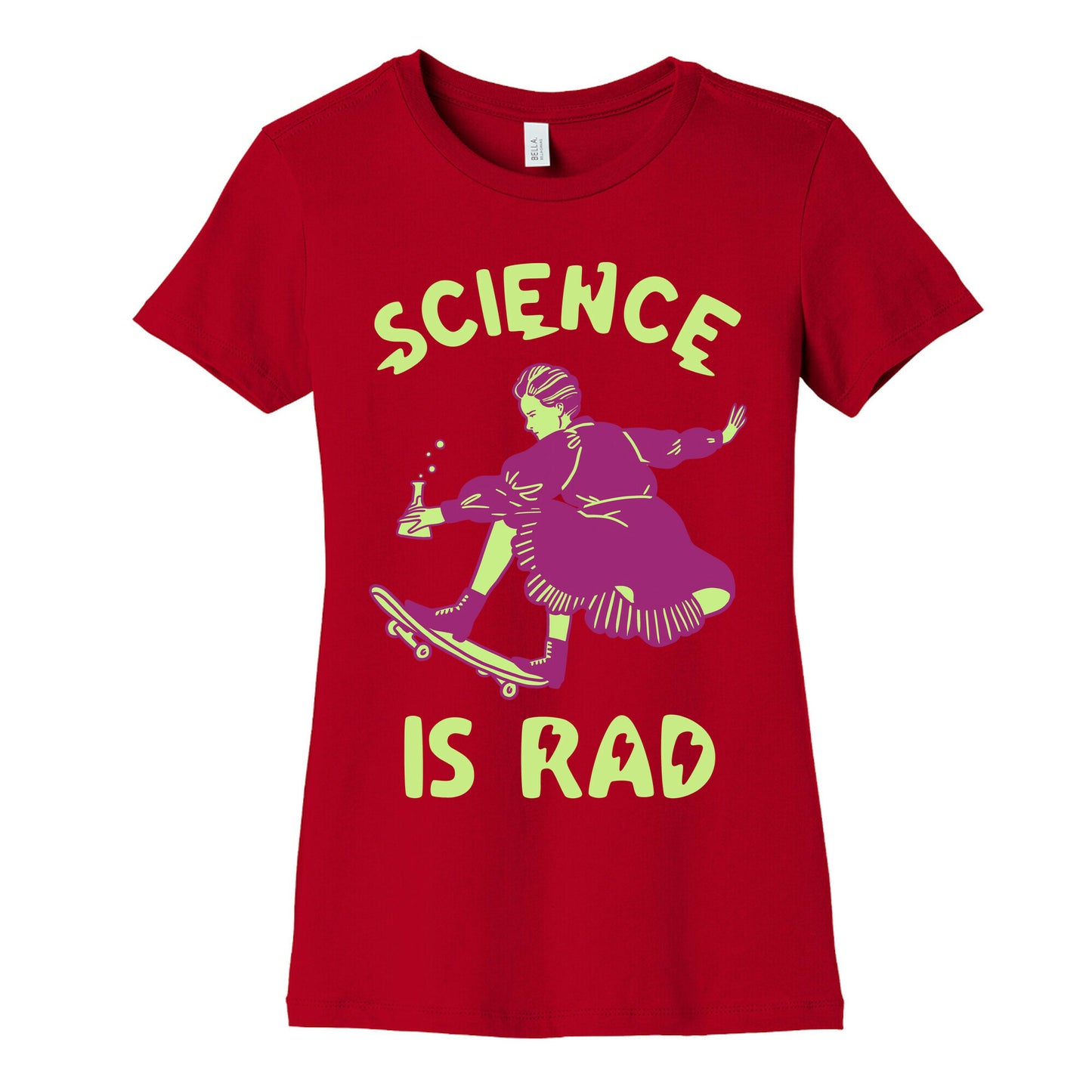 Science Is Rad (Marie Curie) Women's Cotton Tee