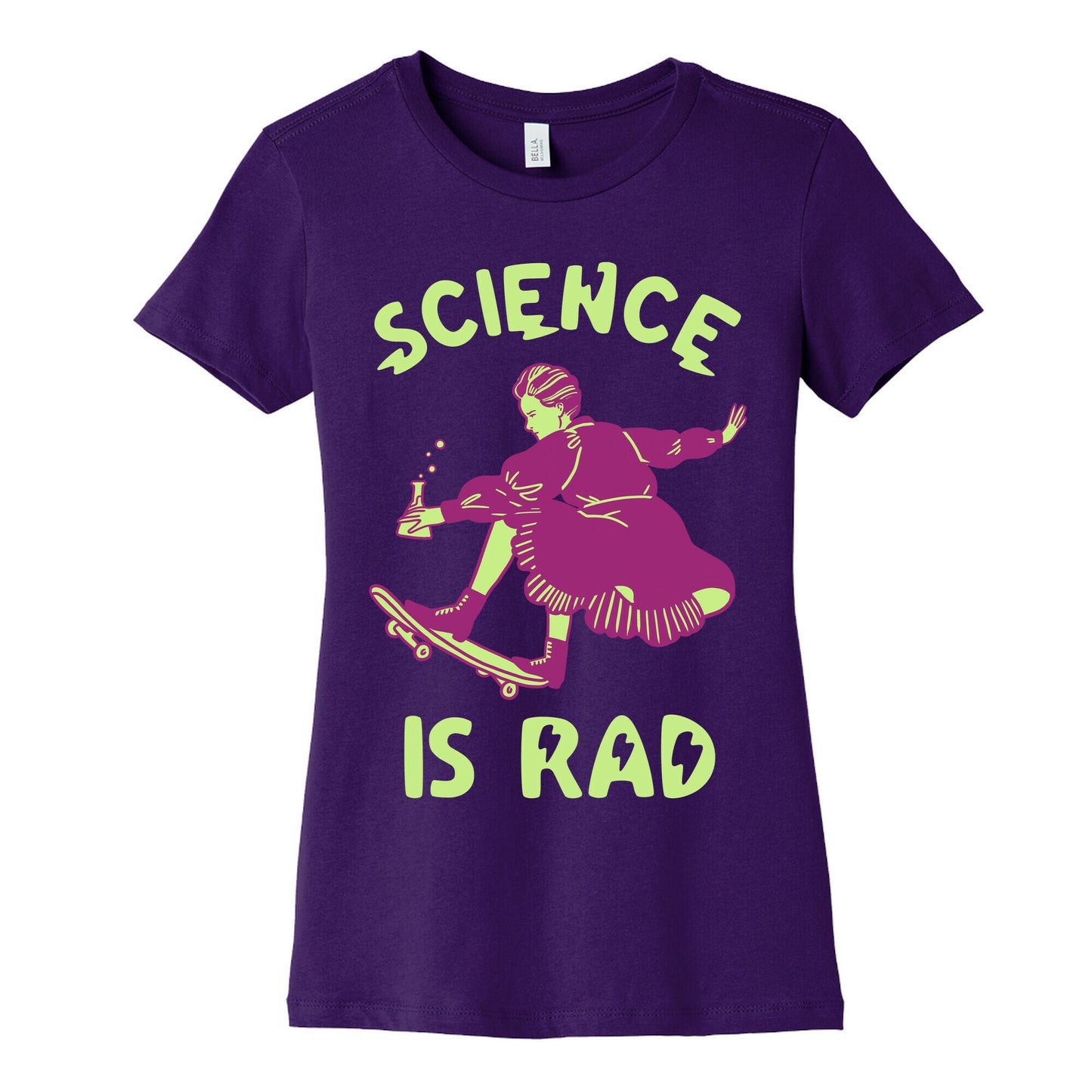 Science Is Rad (Marie Curie) Women's Cotton Tee