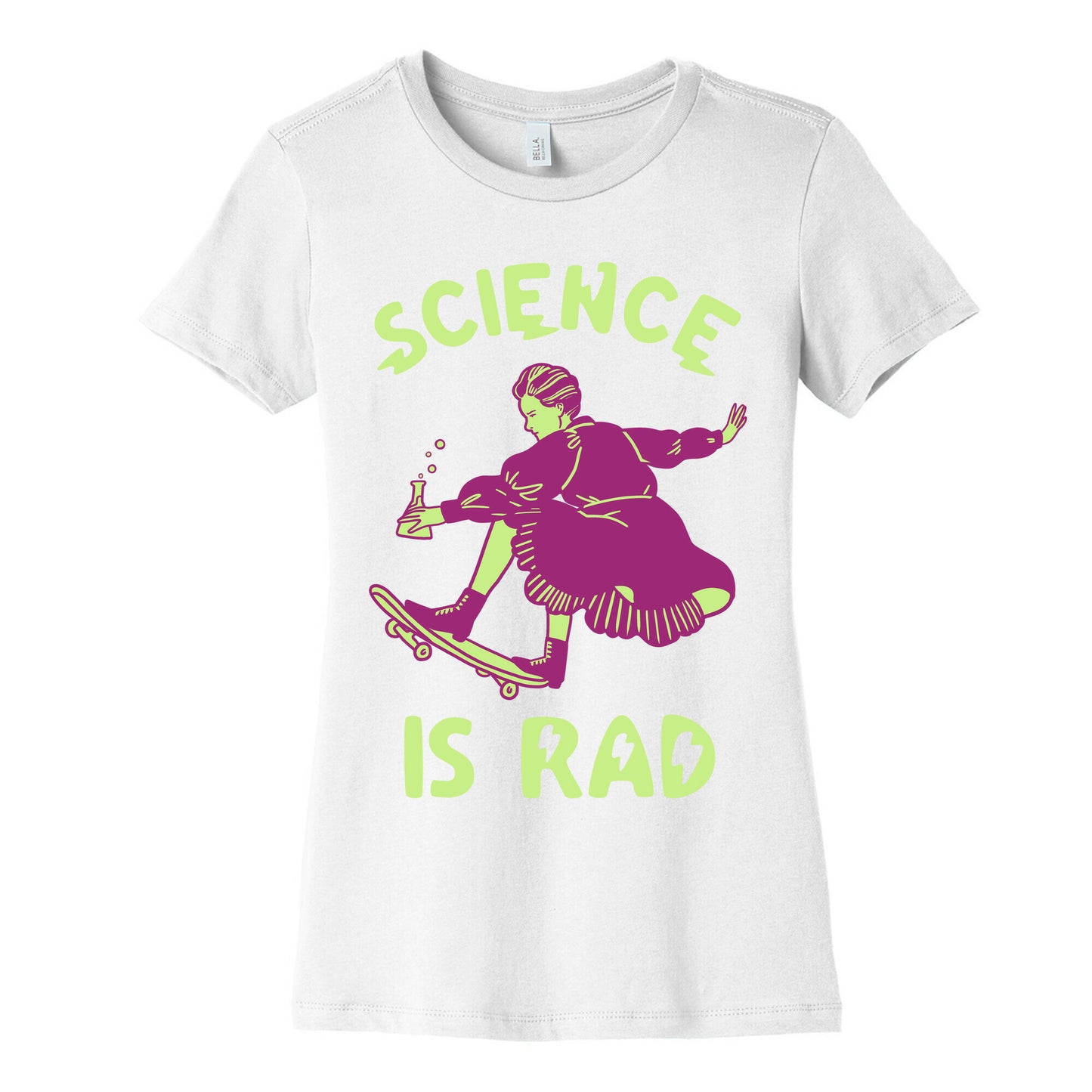 Science Is Rad (Marie Curie) Women's Cotton Tee