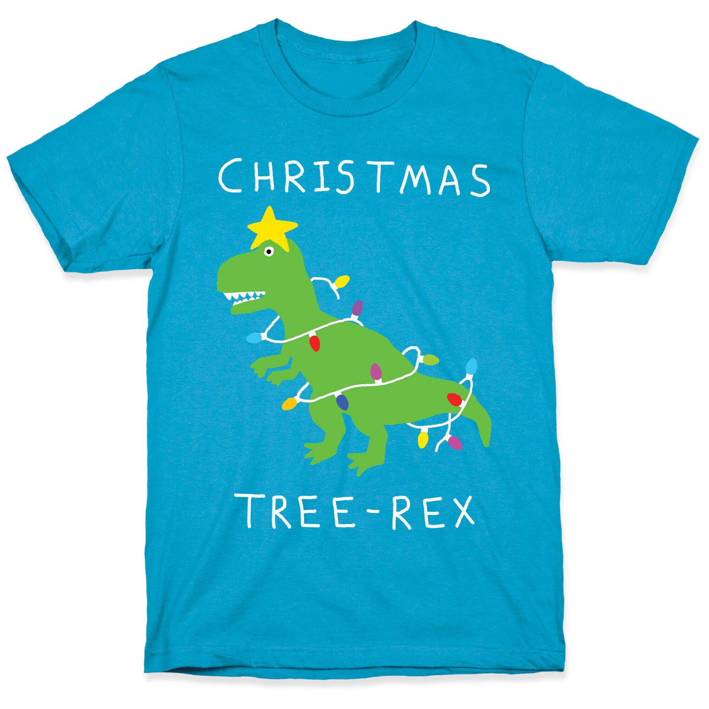 Christmas Tree Rex Unisex Triblend Tee