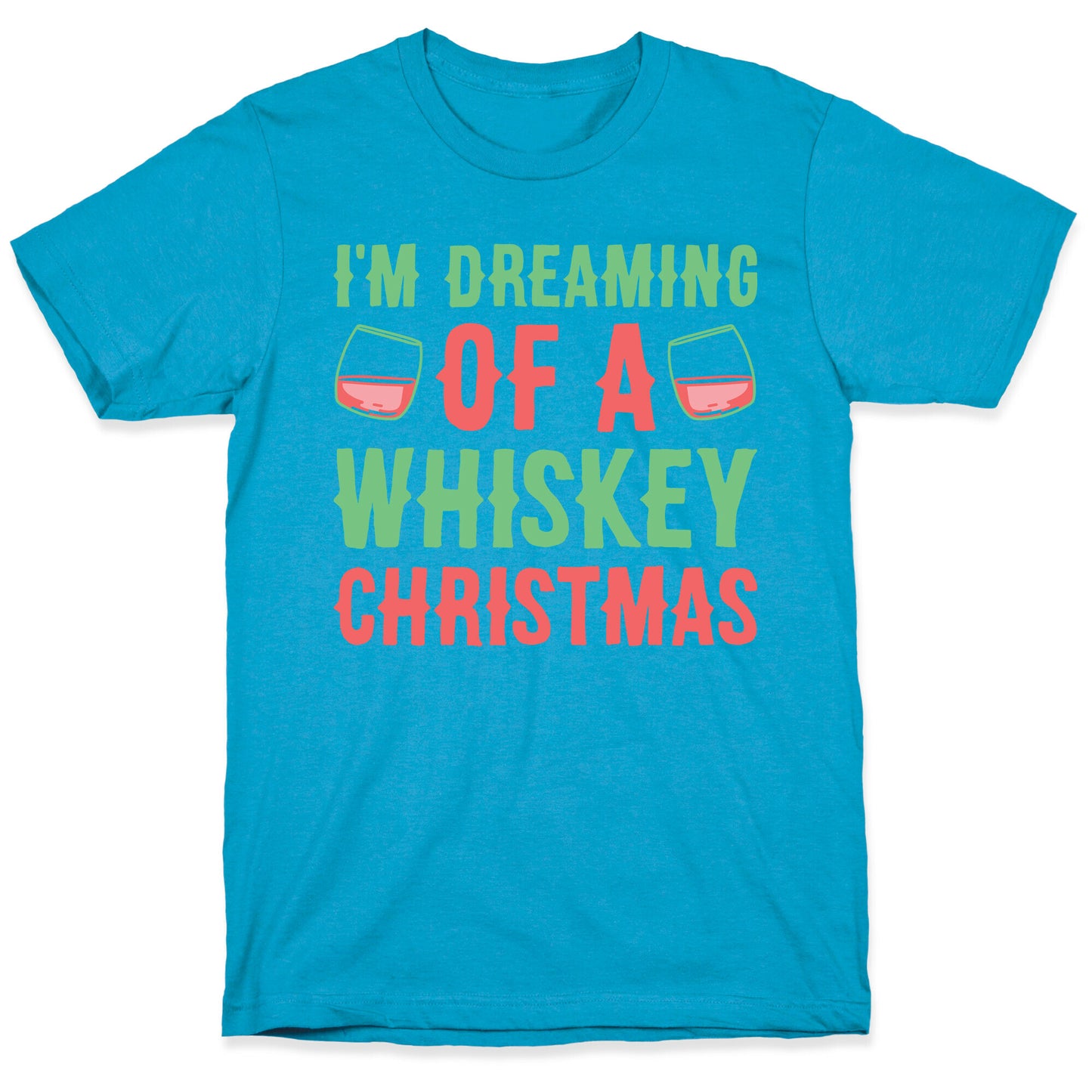 I'm Dreaming Of A Whiskey Christmas Unisex Triblend Tee