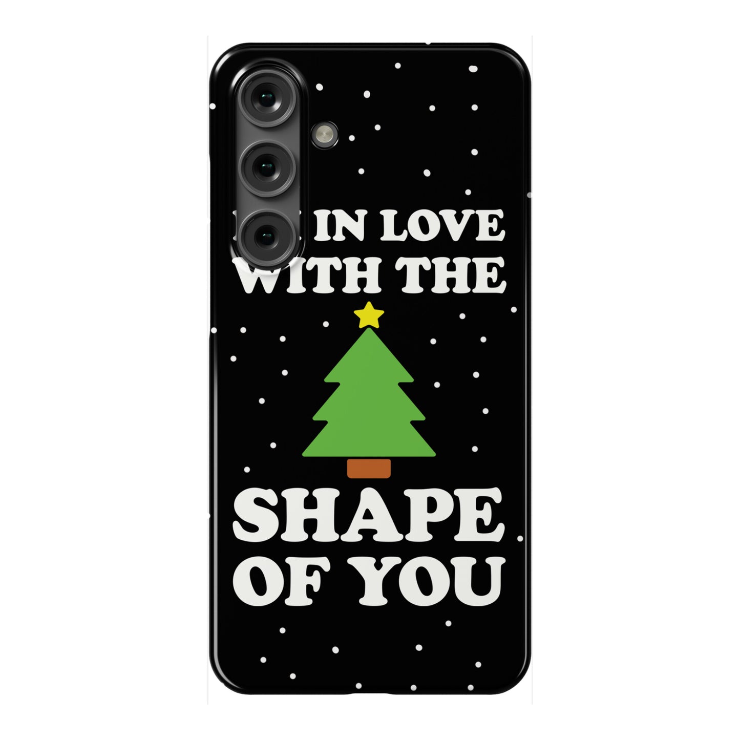 I'm In Love With The Shape Of You Christmas Tree Phone Case