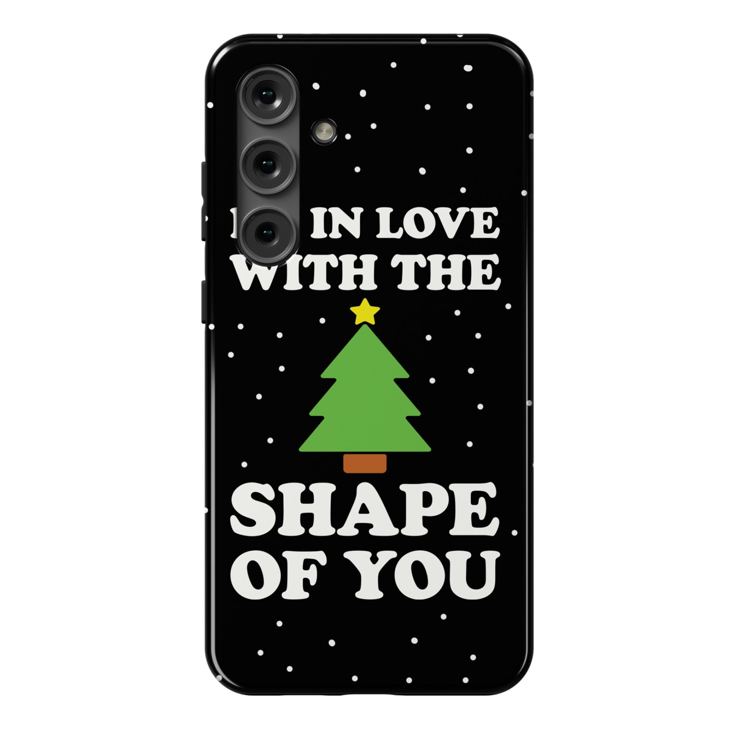 I'm In Love With The Shape Of You Christmas Tree Phone Case