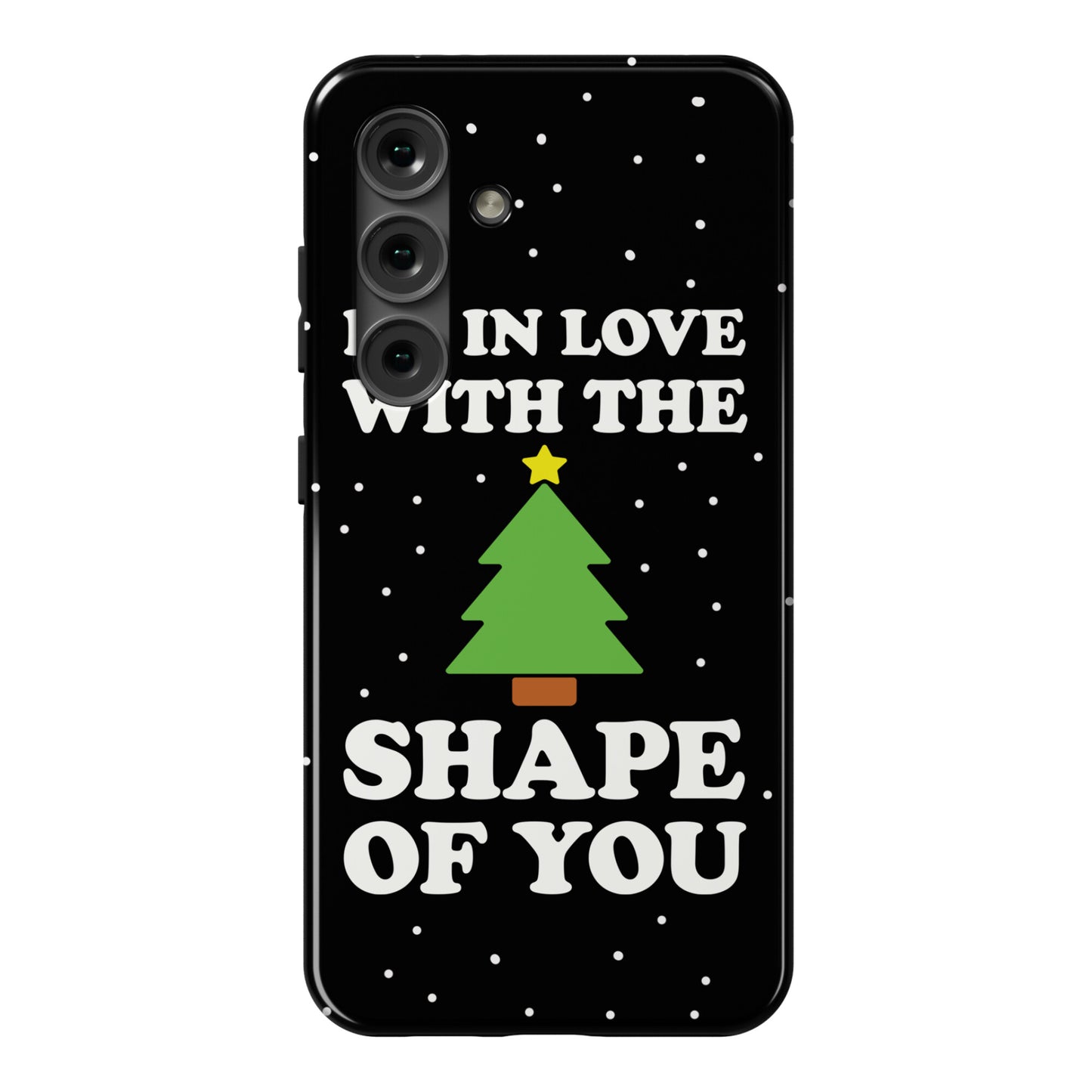 I'm In Love With The Shape Of You Christmas Tree Phone Case