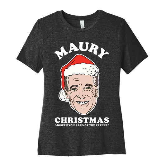 Maury Christmas Joseph You are Not the Father Women's Cotton Tee