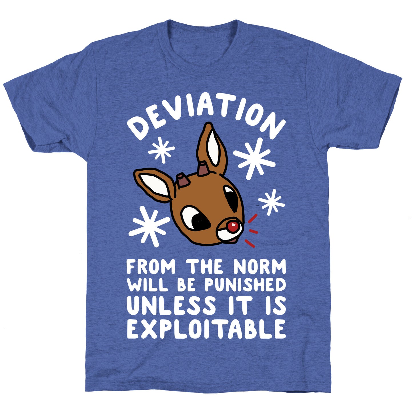 Deviation Rudolf Unisex Triblend Tee