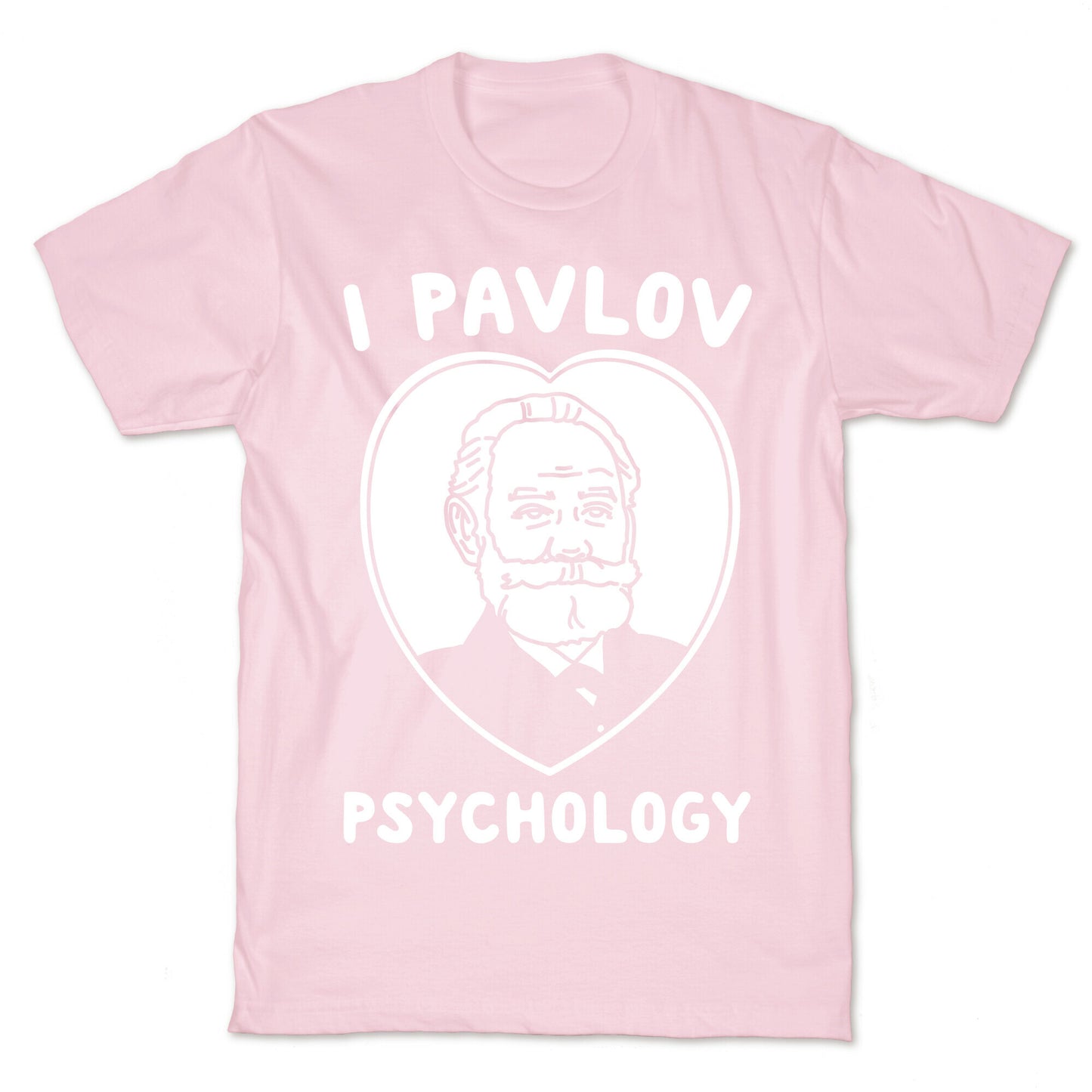 I Pavlov Psychology White Print T-Shirt