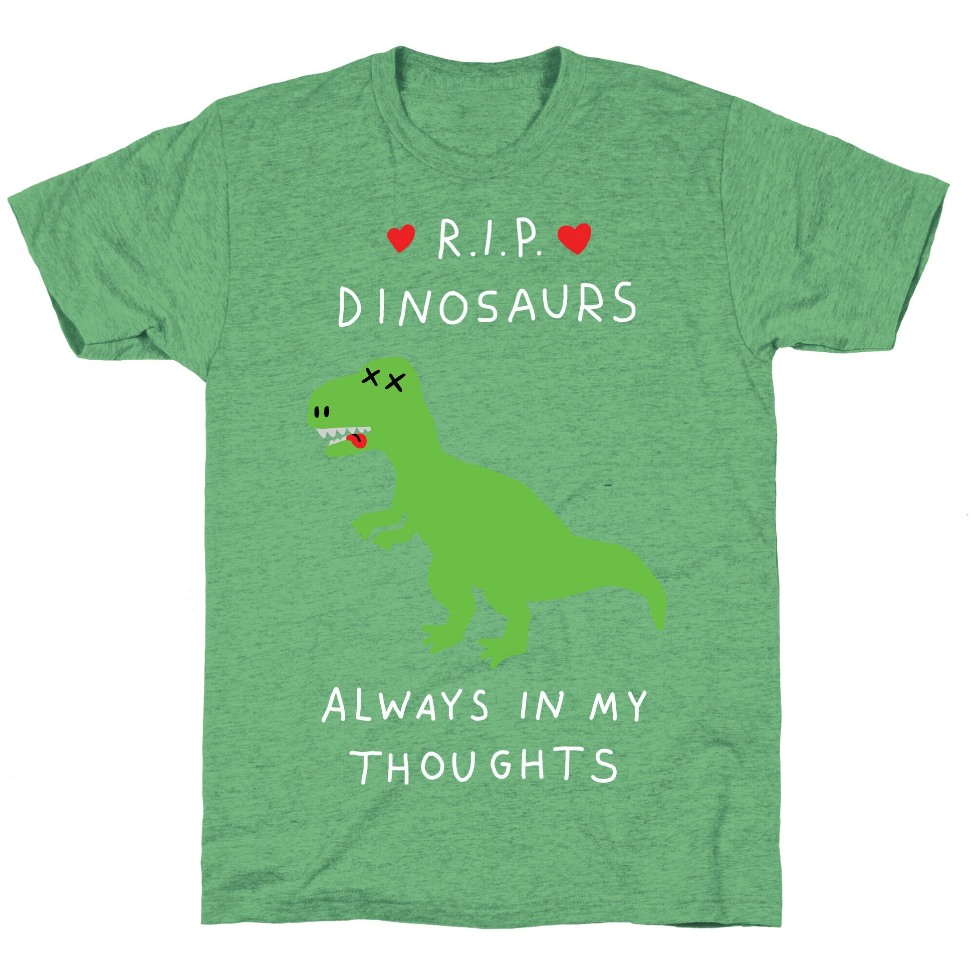 RIP Dinosaurs Unisex Triblend Tee