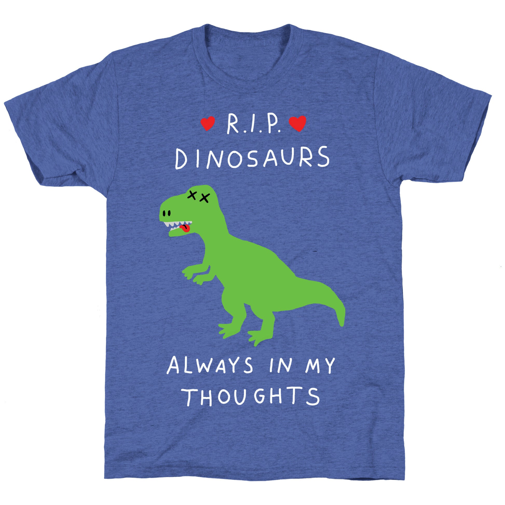 RIP Dinosaurs Unisex Triblend Tee