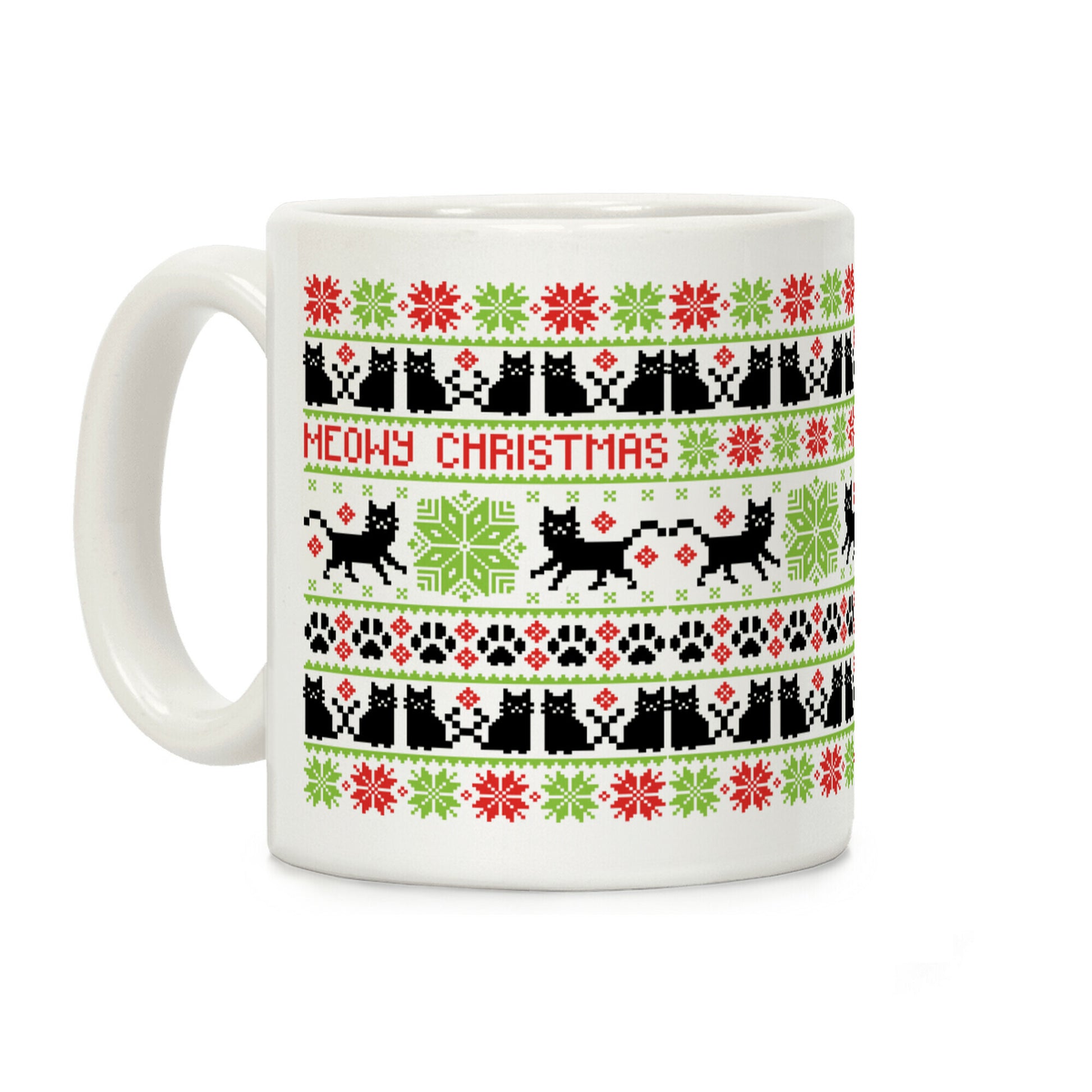 Meowy Christmas Coffee Mug