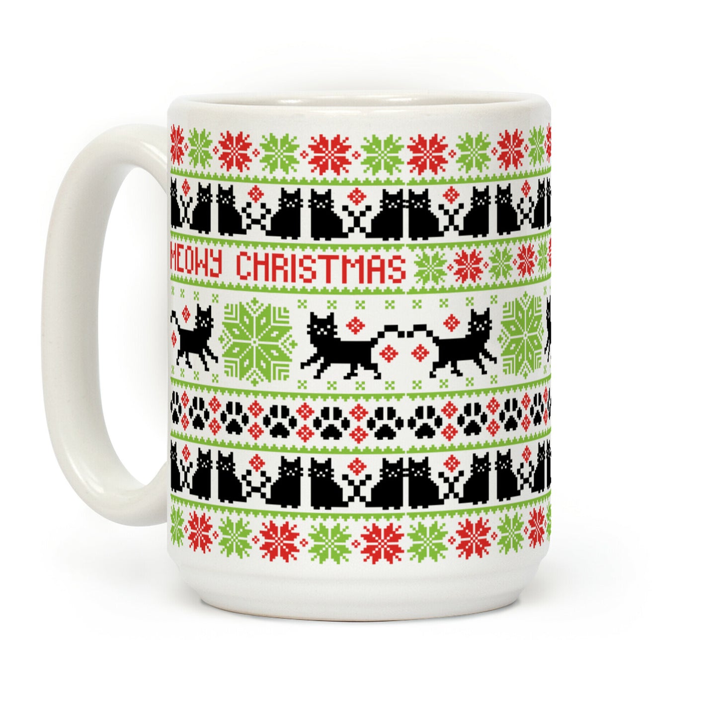 Meowy Christmas Coffee Mug