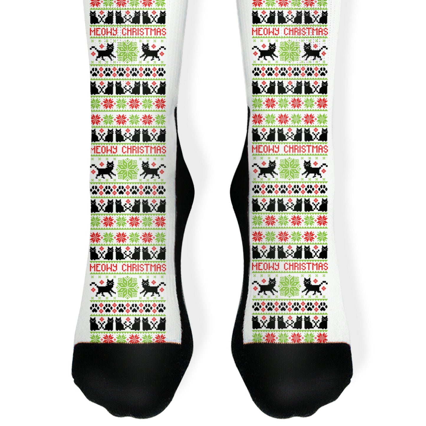Meowy Christmas Socks