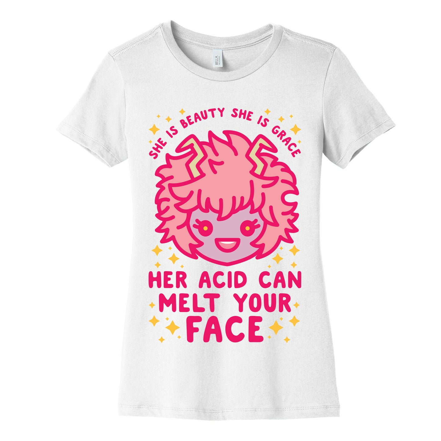 Her Acid Can Melt Your Face Women's Cotton Tee