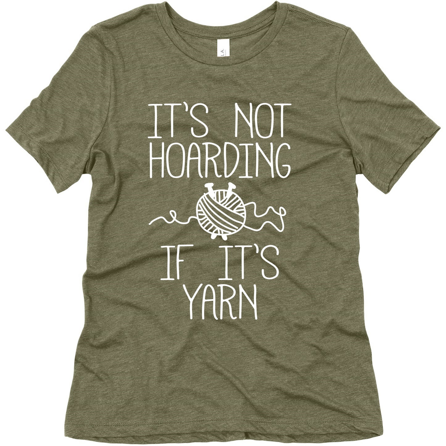 It's Not Hoarding If It's Yarn Women's Triblend Tee