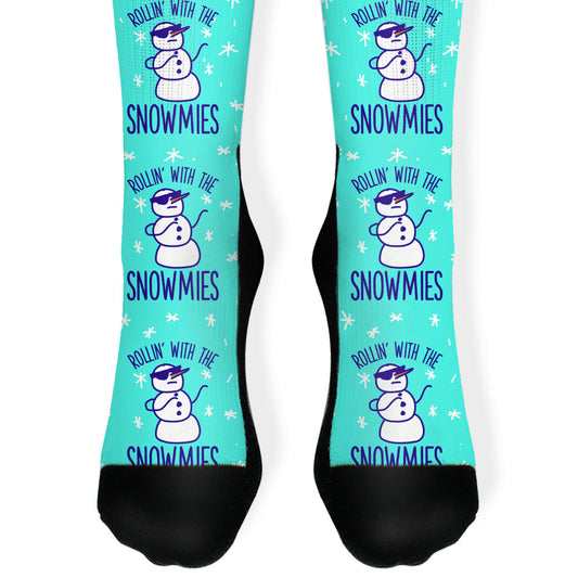 Rollin' With The Snowmies Socks