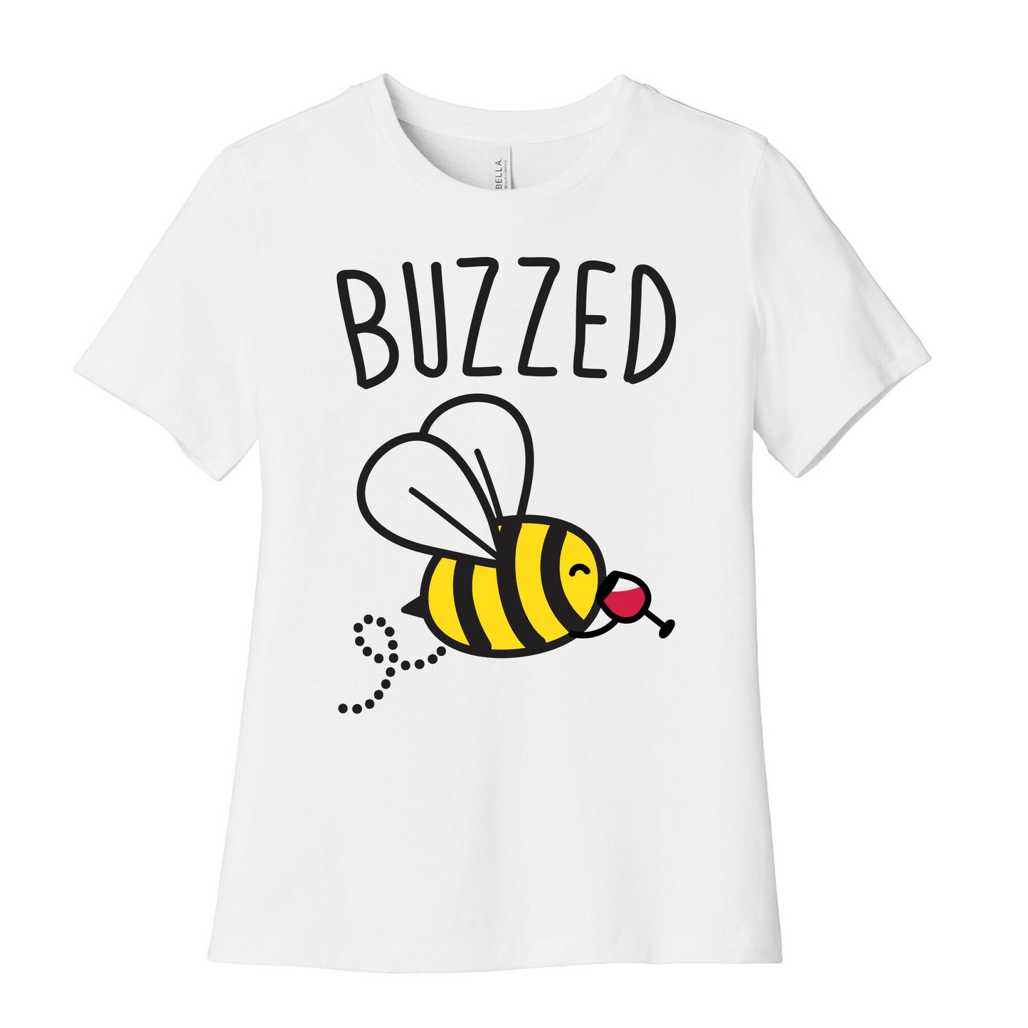 Buzzed Wine Bee Women's Cotton Tee